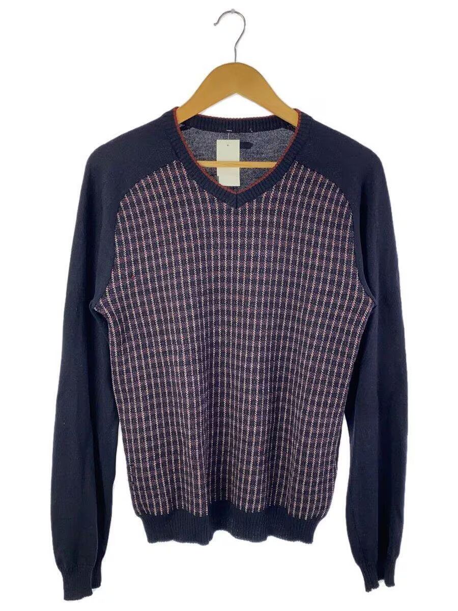 Dolce & Gabbana Plaid Stitch Raglan Wool Knit Sweater Size US M / EU 48-50 / 2 - 1 Thumbnail