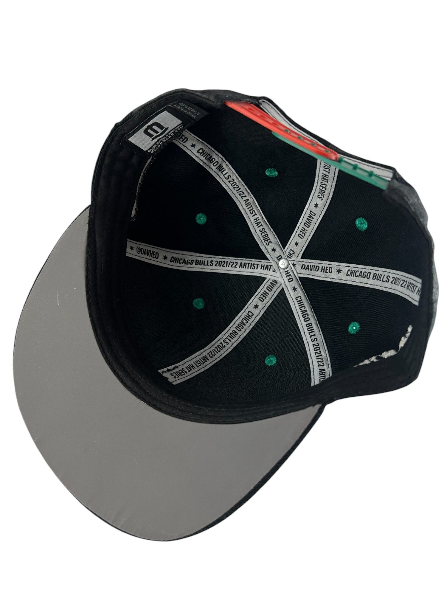 NBA Chicago Bulls 91-92 Artist Hat Series David Heo Snapback Cap Size ONE SIZE - 8 Thumbnail