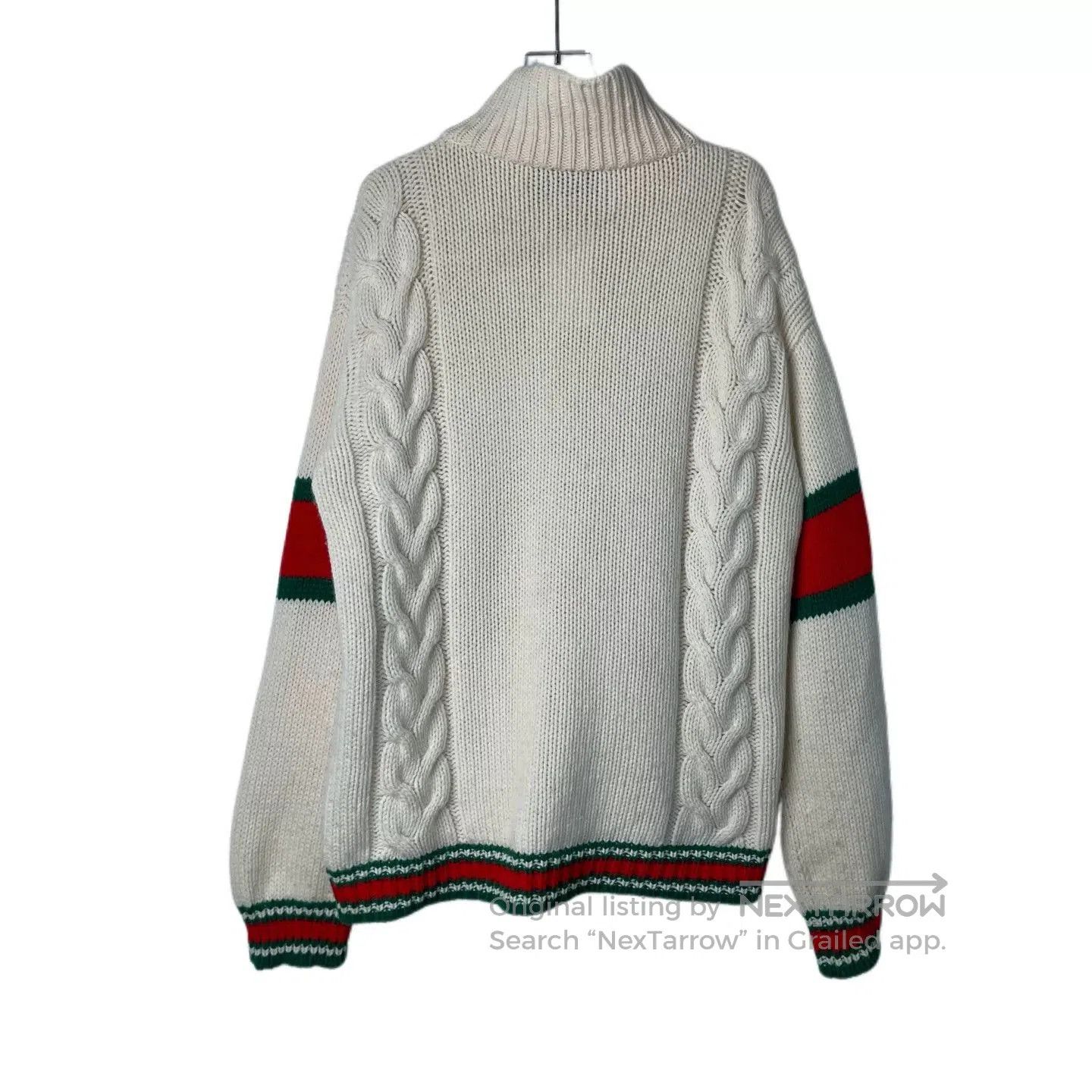 Gucci gucci cable knit zip cardigan sweater. Size US M / EU 48-50 / 2 - 2 Thumbnail