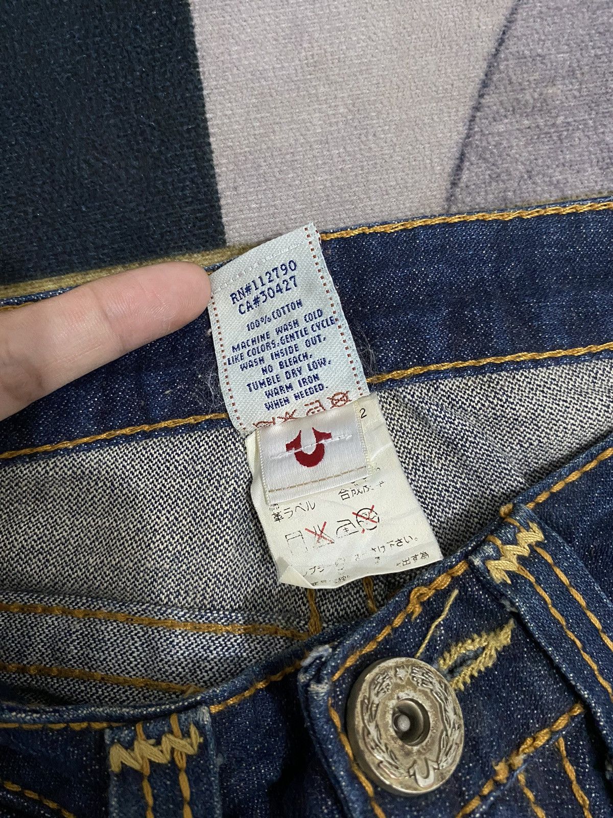 True Religion TRUE RELIGION FLARE BOOT CUT DENIM PANTS Size US 27 - 7 Thumbnail