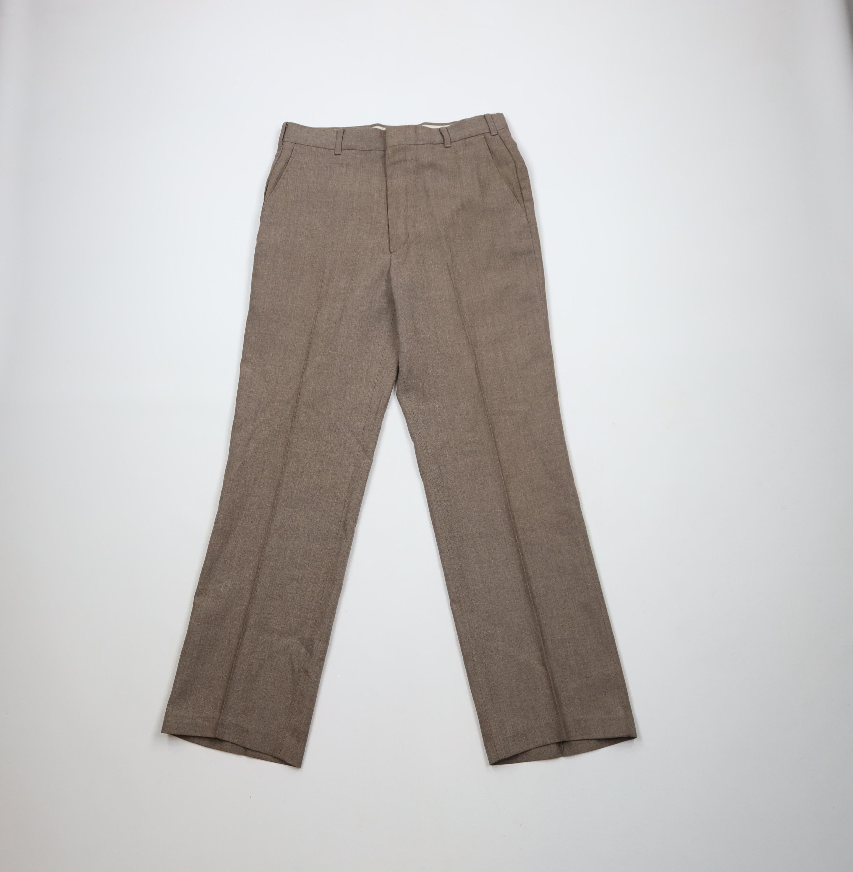 Vintage Vintage 70s Streetwear Triblend Straight Leg Chino Pants Size US 30 / EU 46 - 1 Thumbnail
