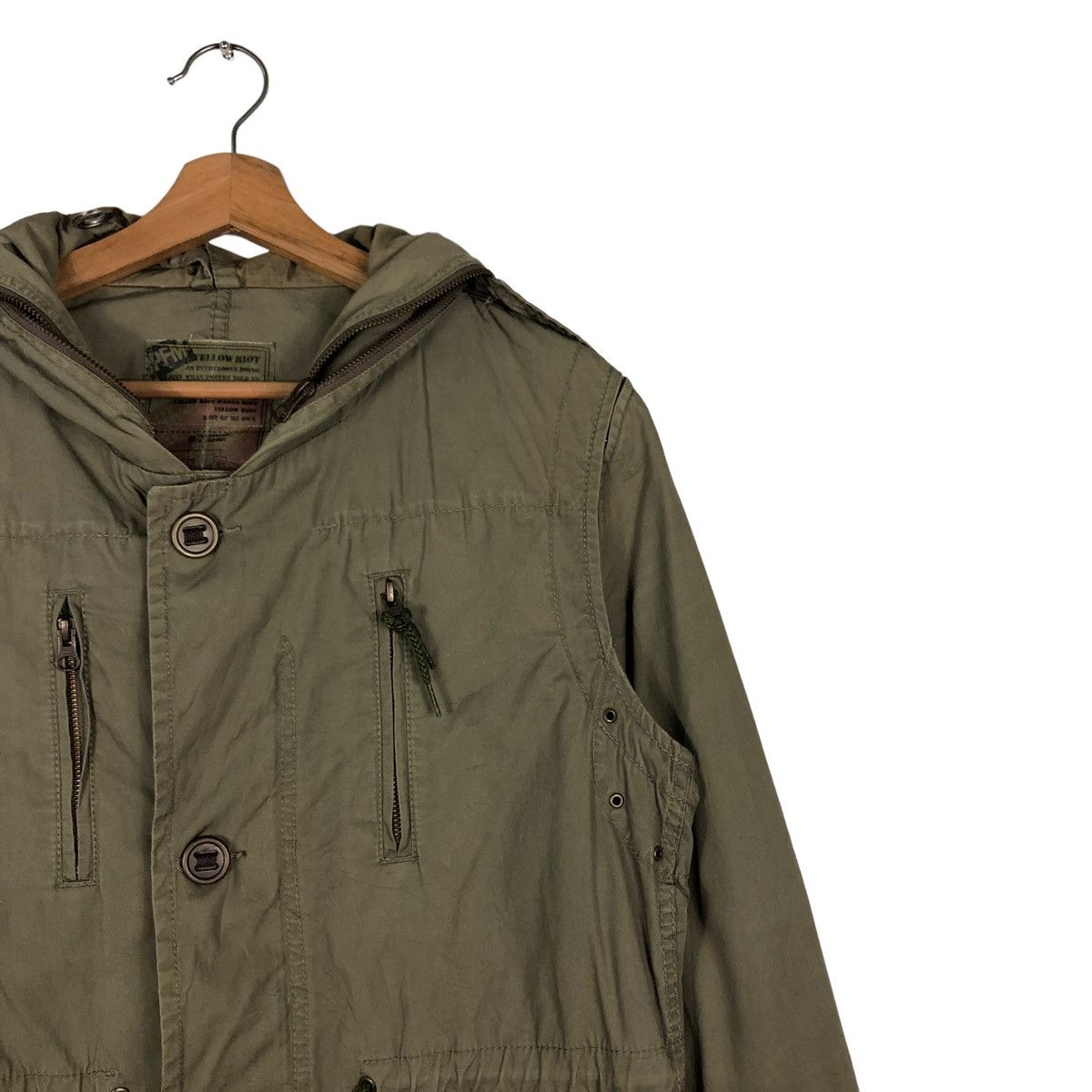 PPFM 🔥CROPPED BONDAGE PARACHUTE BIKER JACKET PPFM JAPAN Size US L / EU 52-54 / 3 - 8 Thumbnail