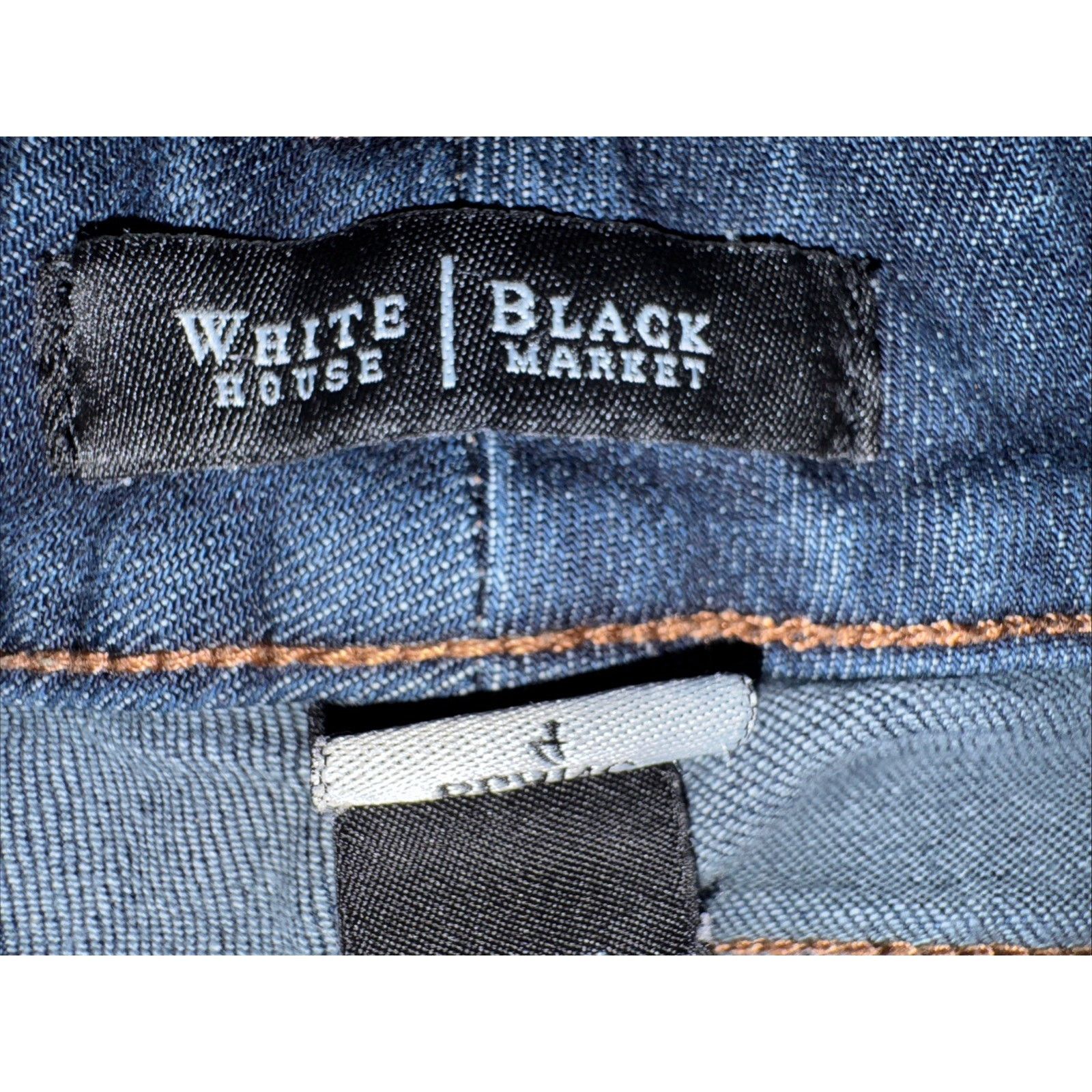 White House Black Market White HouseJeans Size 4 Denim Flair Cropped Jean Size 27" / US 4 / IT 40 - 6 Thumbnail