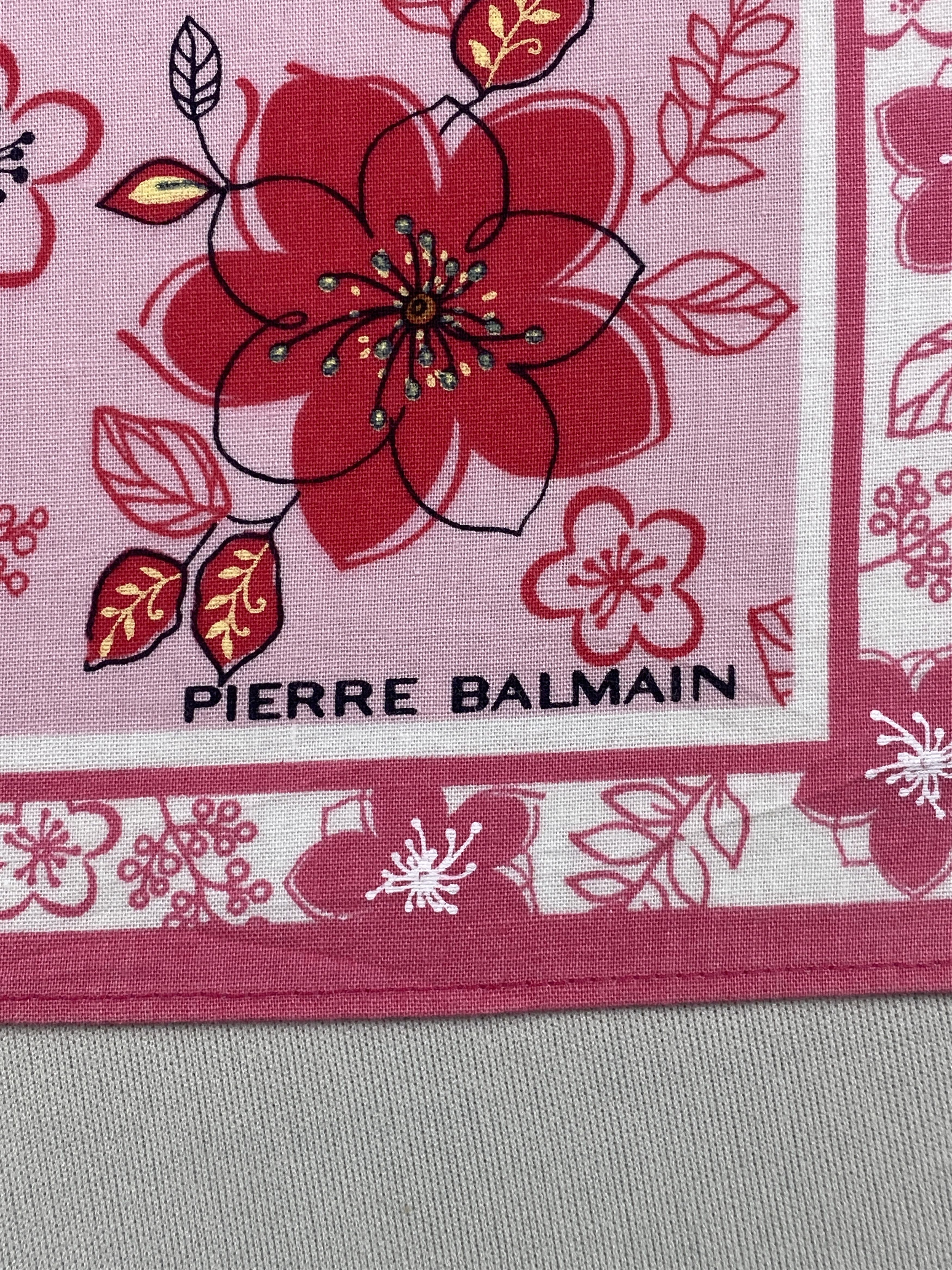 Pierre Balmain Vtg Pierre Balmain Handkerchief Pocket Square Bandana HM0040 Size ONE SIZE - 5 Thumbnail