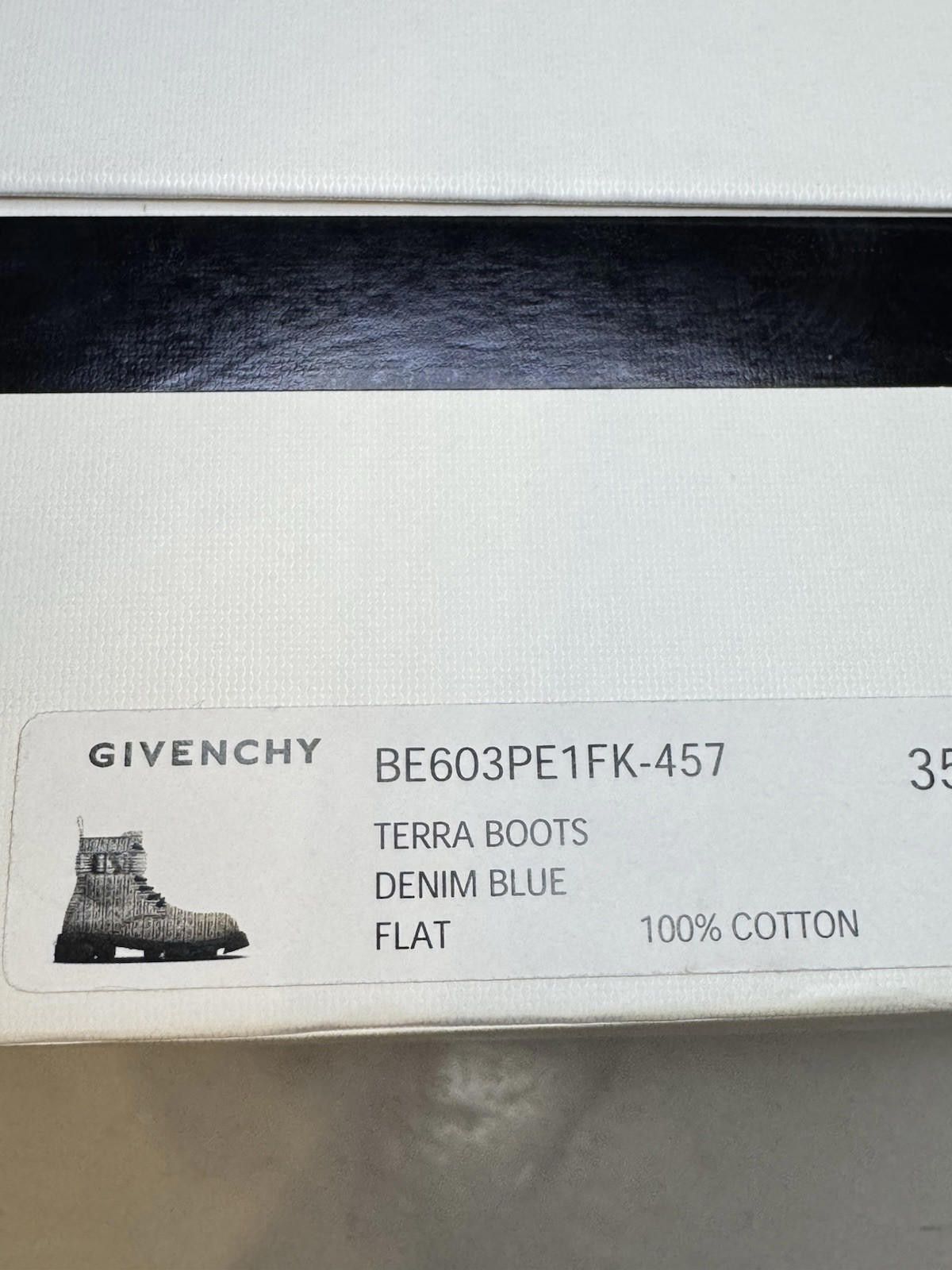 Givenchy Givenchy 4G Denim Terra Boots Size 35.5/US5.5 W/Box Size US 5.5 / IT 35.5 - 9 Thumbnail