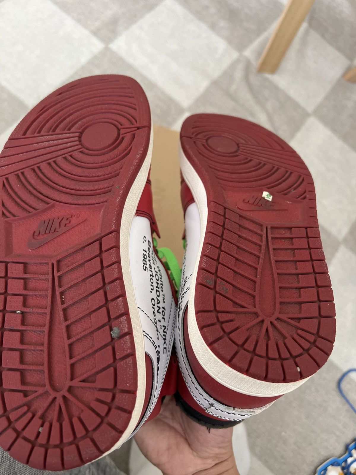 Jordan Brand × Off-White Jordan 1 x off white chicago Size US 8.5 / EU 41-42 - 10 Thumbnail
