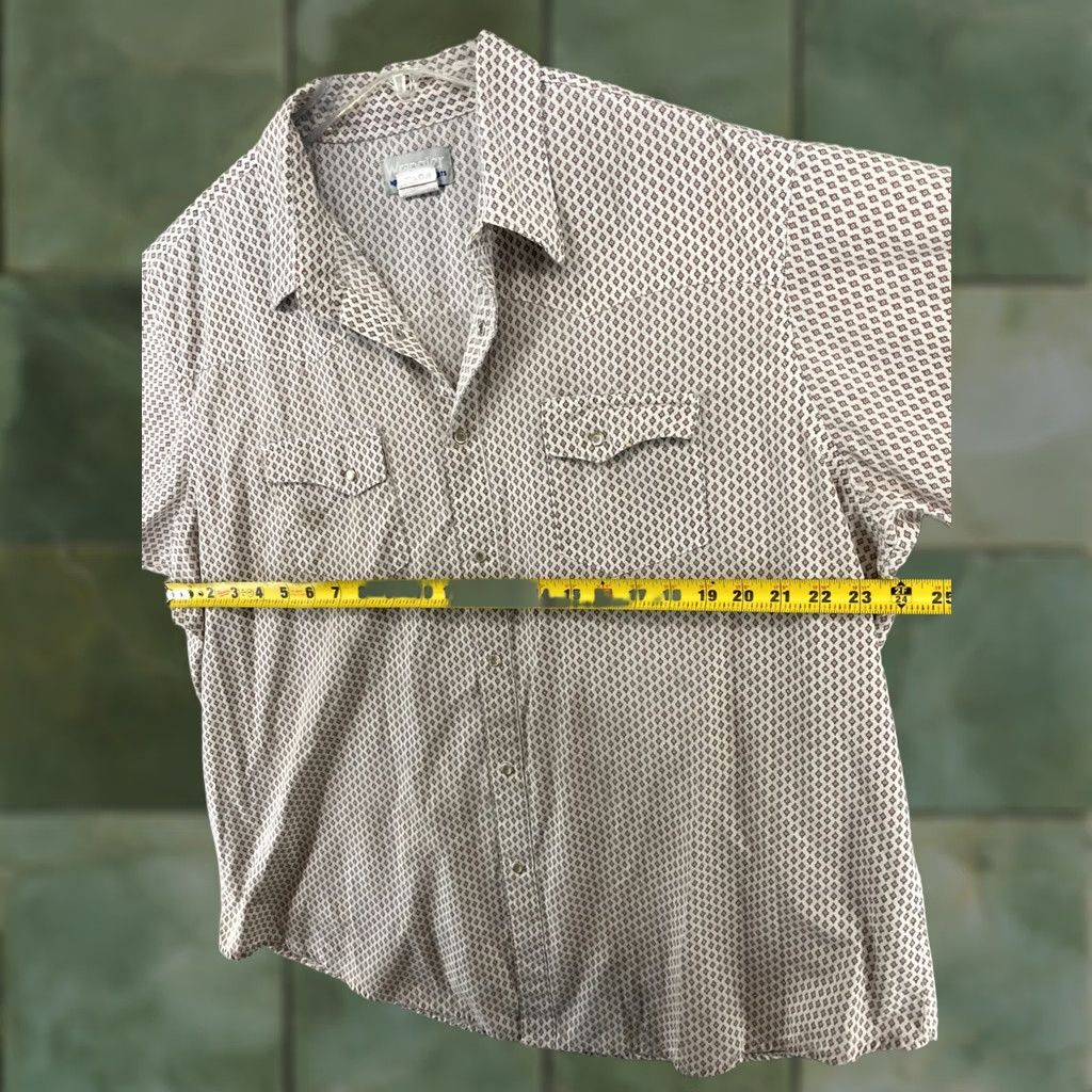 Wrangler Wrangler Wrancher Mens Shirt 2XL White Pearl Snap Cowboy White Pearl Snap Shirt 2XL Mens Wrangler Wrancher Cowboy Size US XXL / EU 58 / 5 - 1 Thumbnail