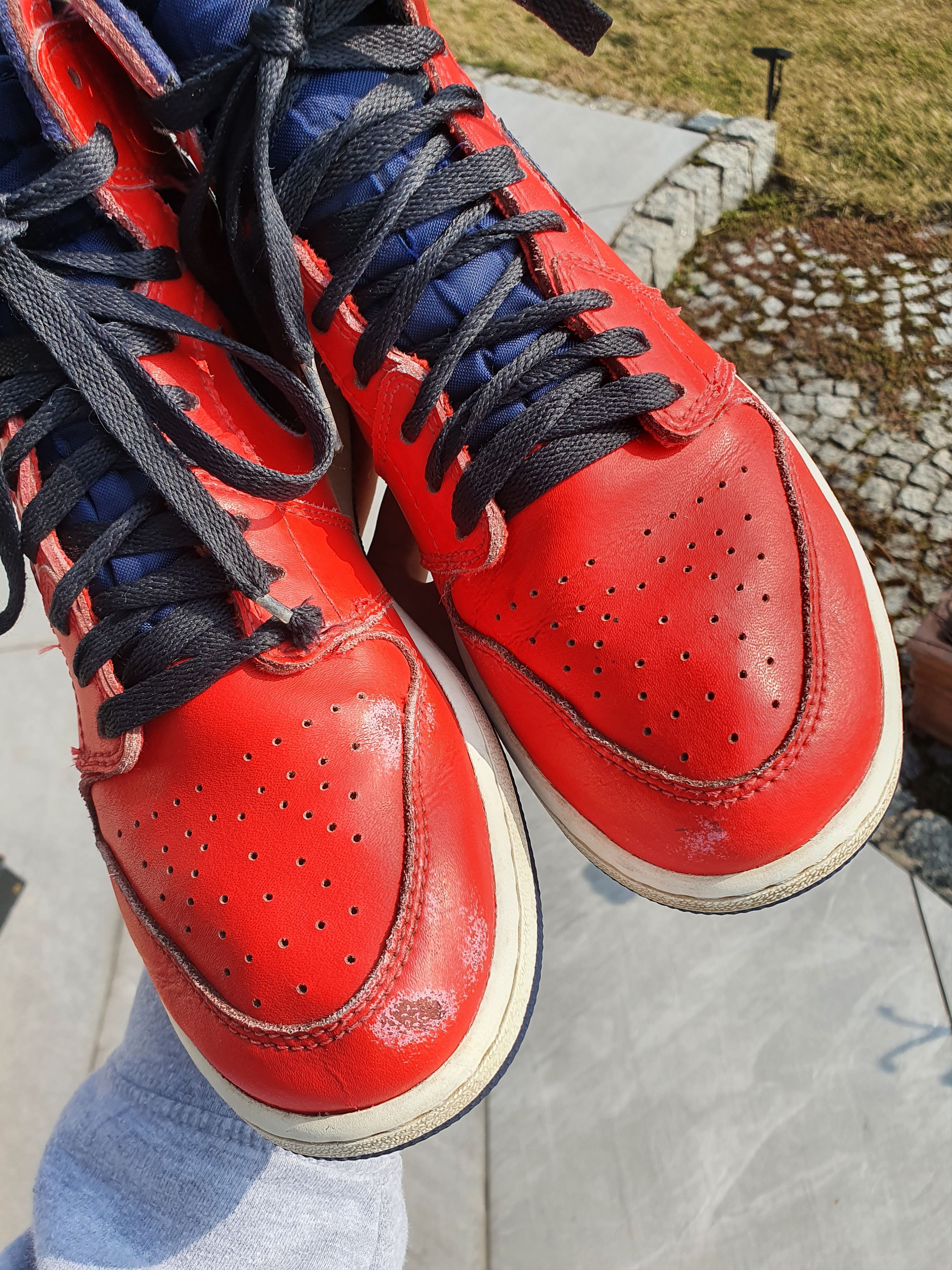 Jordan Brand × Nike 2015 Vintage Nike Air Jordan 1 Retro David Letterman (GS) Size US 7 / EU 40 - 2 Thumbnail