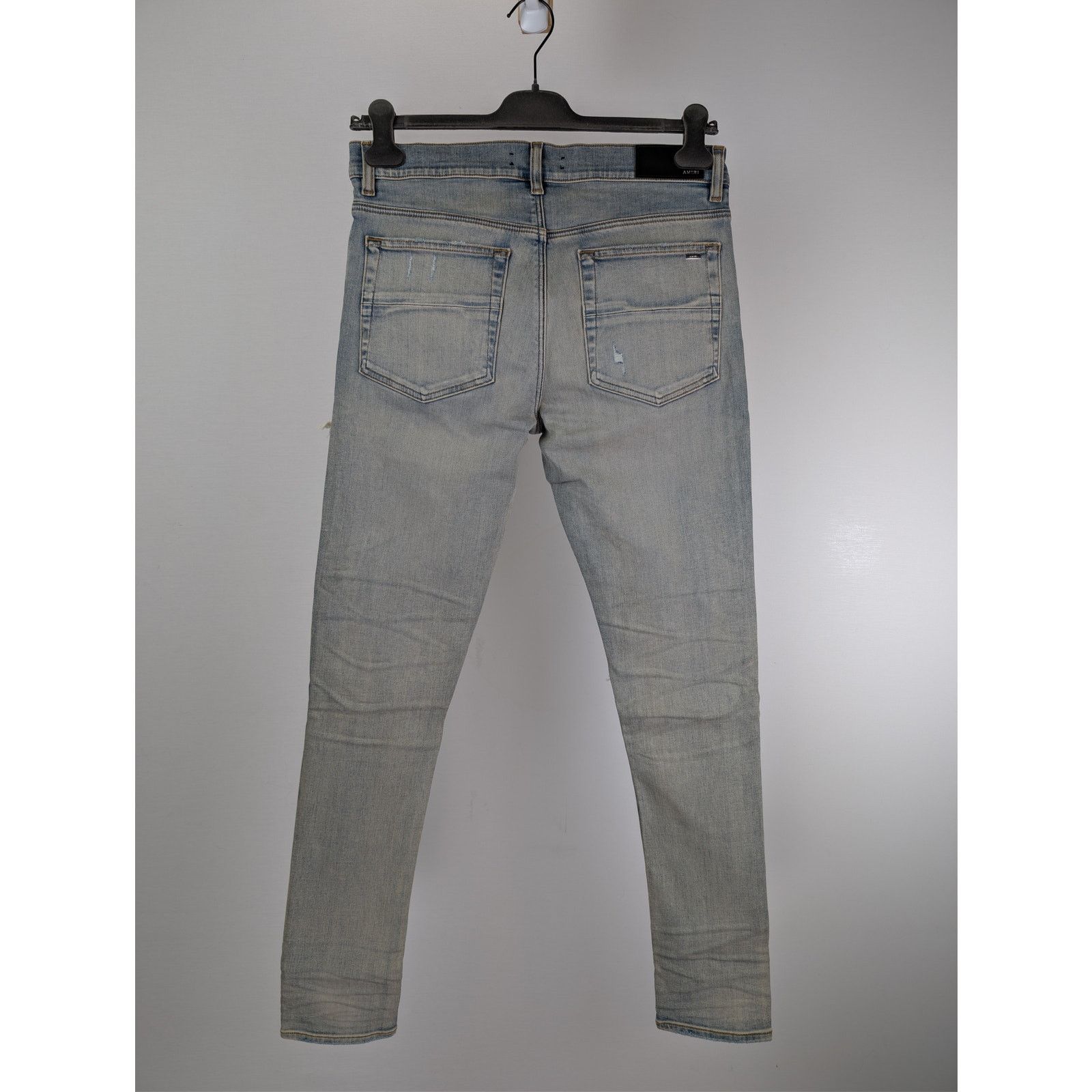 Amiri o1rshd1 Suede MX1 Jean Denim Jeans in Antique Indigo Size US 28 / EU 44 - 9 Thumbnail