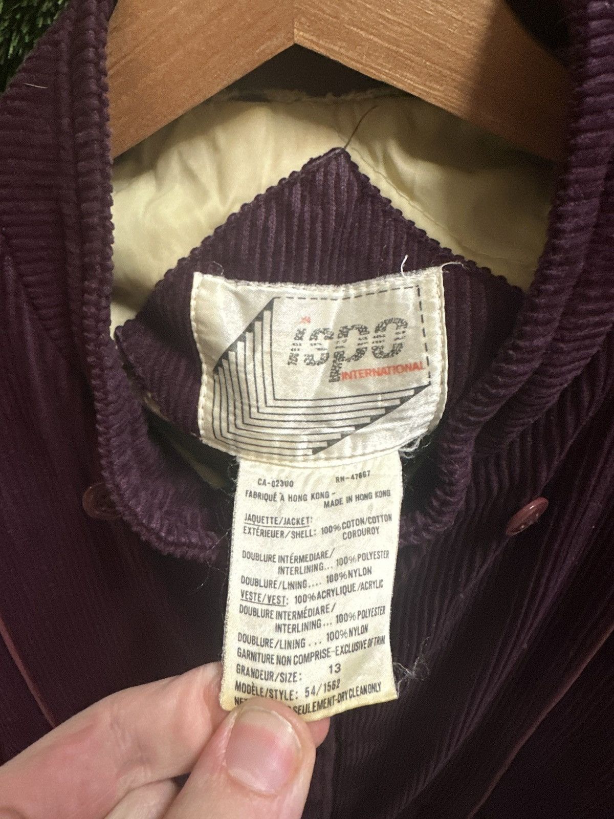 Vintage Vintage ISPO Corduroy Button-up Jacket Large Size L / US 10 / IT 46 - 3 Thumbnail