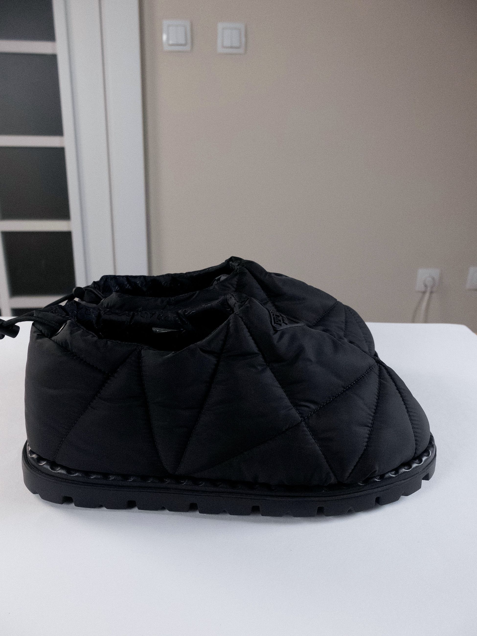 Prada PRADA by Raf Simmons Re-Nylon black padded slip on shoes 42 Size US 9 / EU 42 - 5 Thumbnail