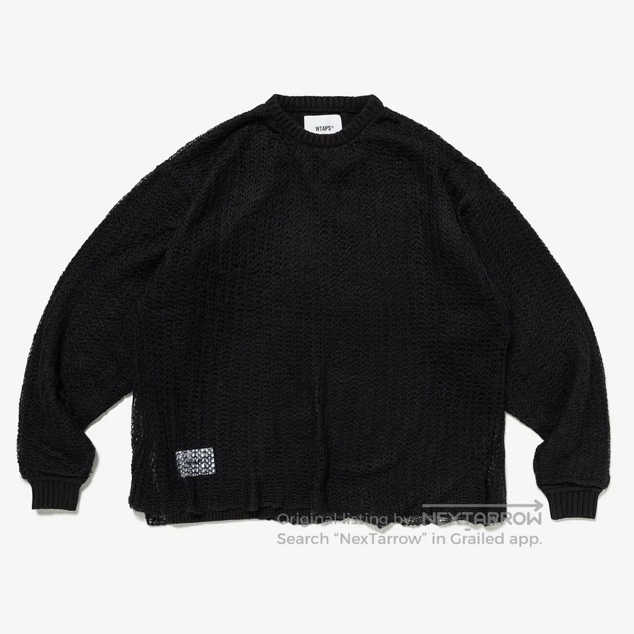 Other WTAPS Black Acrylic Sweater with Design. Size M / US 6-8 / IT 42-44 - 3 Thumbnail