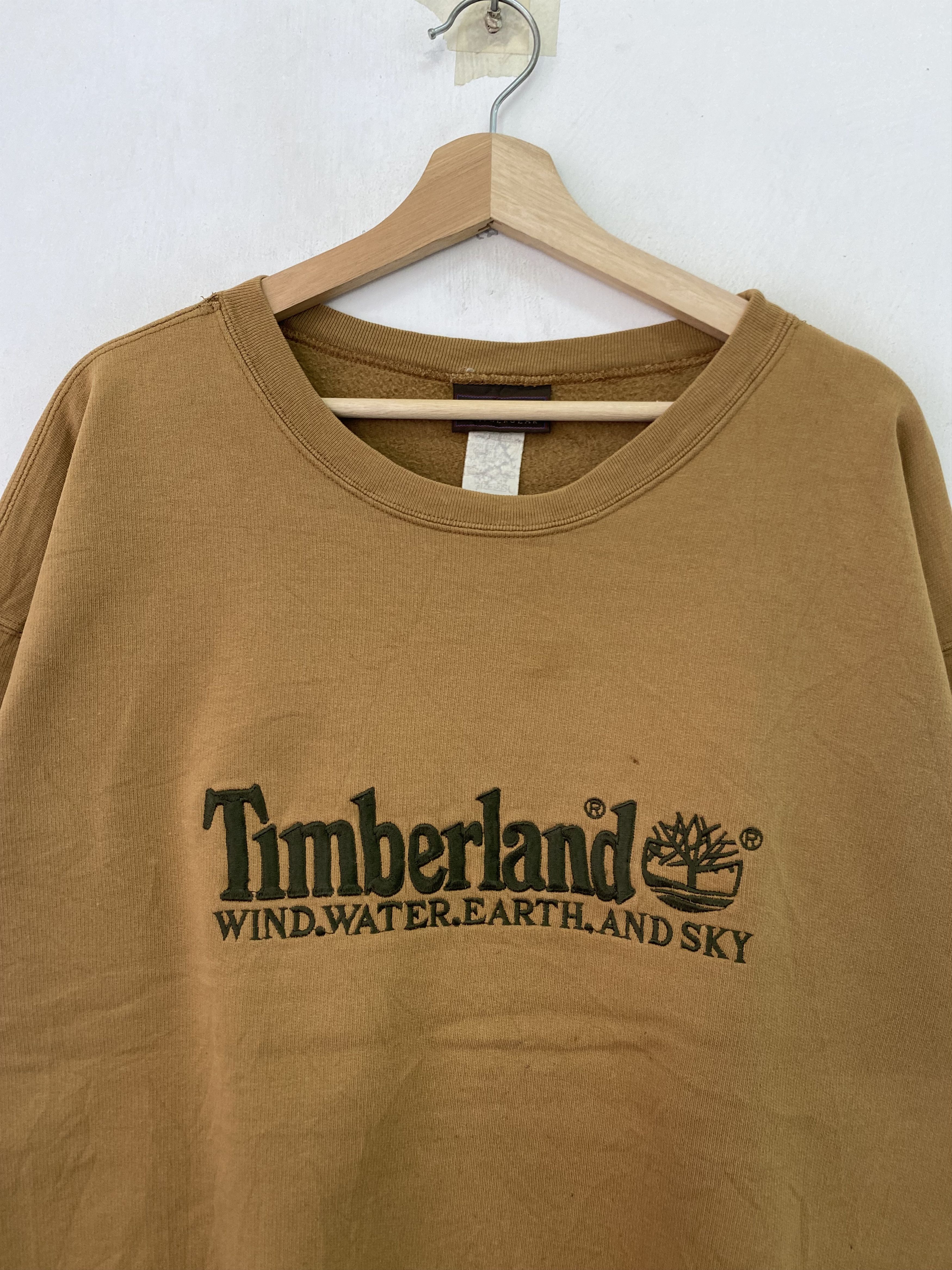 Timberland × Vintage Vintage Timberland Weathergear Sweatshirt Large Timberland Size US L / EU 52-54 / 3 - 3 Thumbnail