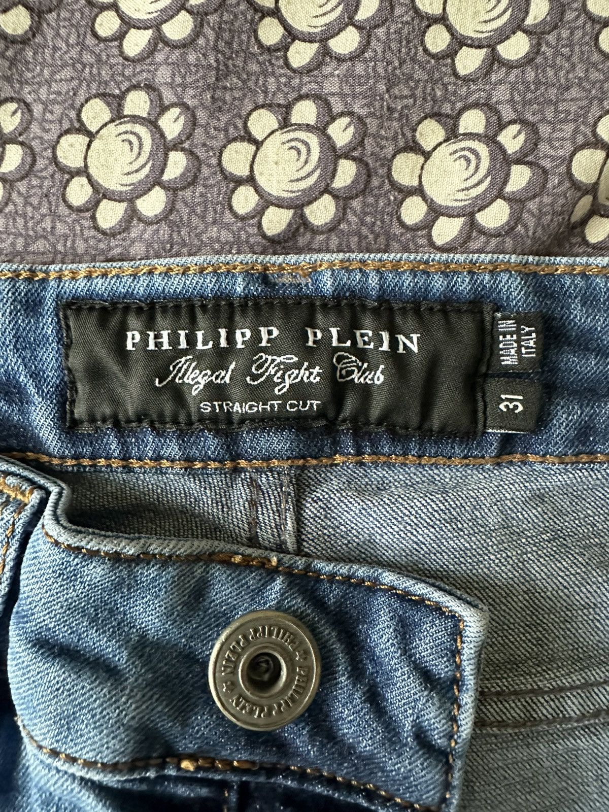 Philipp Plein × Vintage Philipp Plein Jeans Vintage Size US 31 - 6 Thumbnail