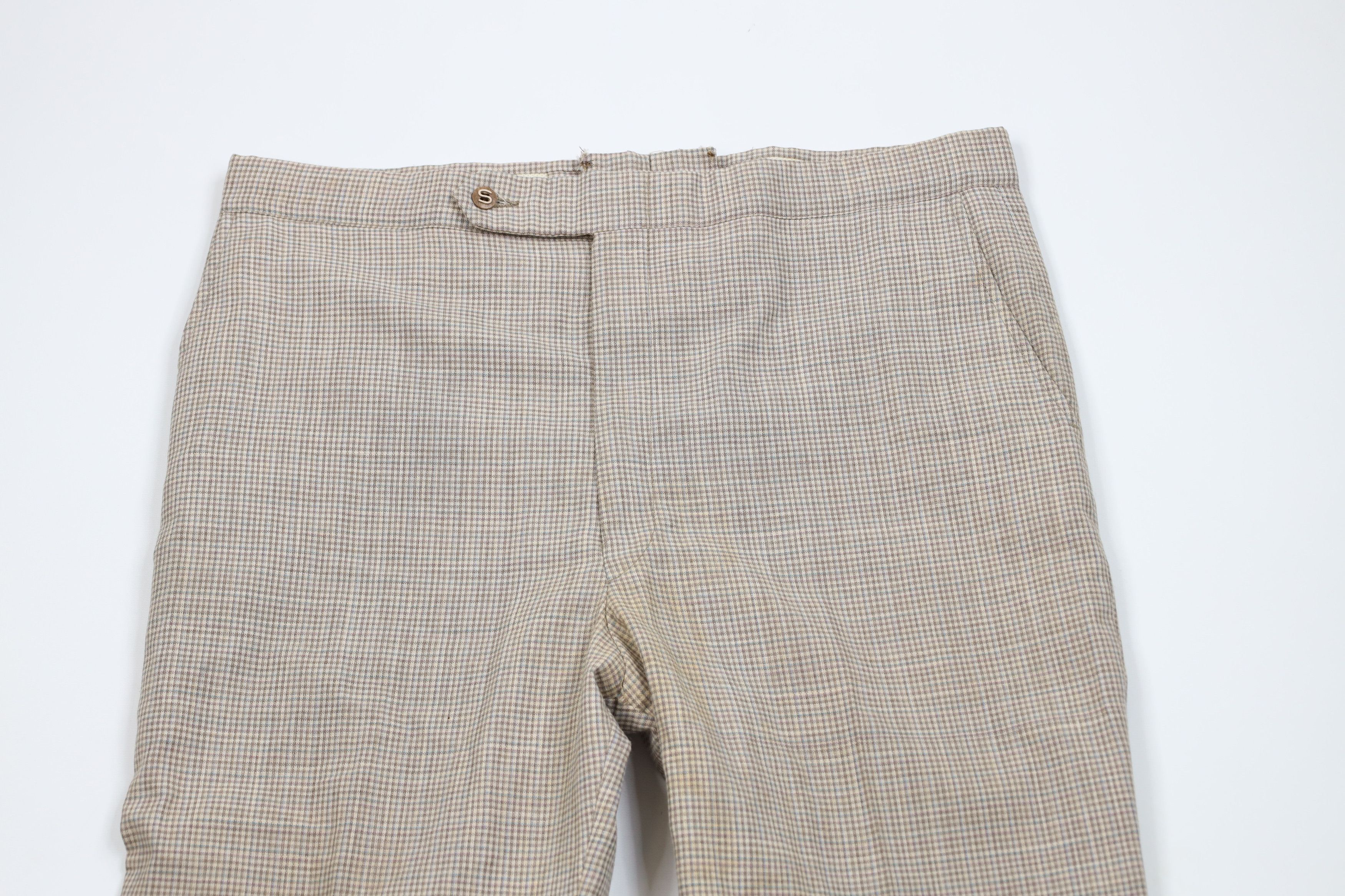 Vintage Vintage 70s Streetwear Wide Leg Bell Bottoms Pants Plaid USA Size US 36 / EU 52 - 2 Thumbnail