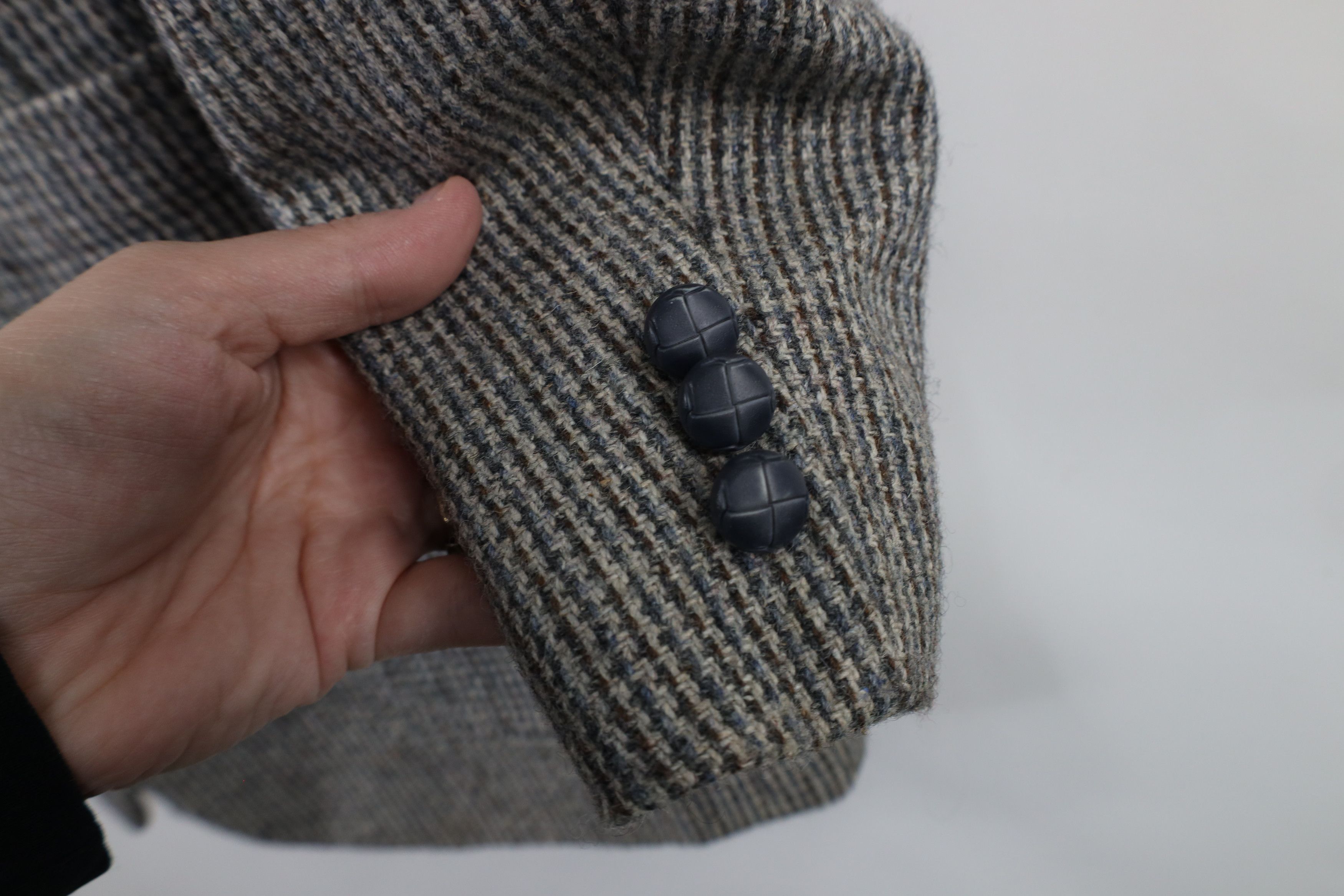 Vintage Vintage 70s Streetwear Tweed Elbow Patch Blazer Suit Jacket Size US L / EU 52-54 / 3 - 5 Thumbnail