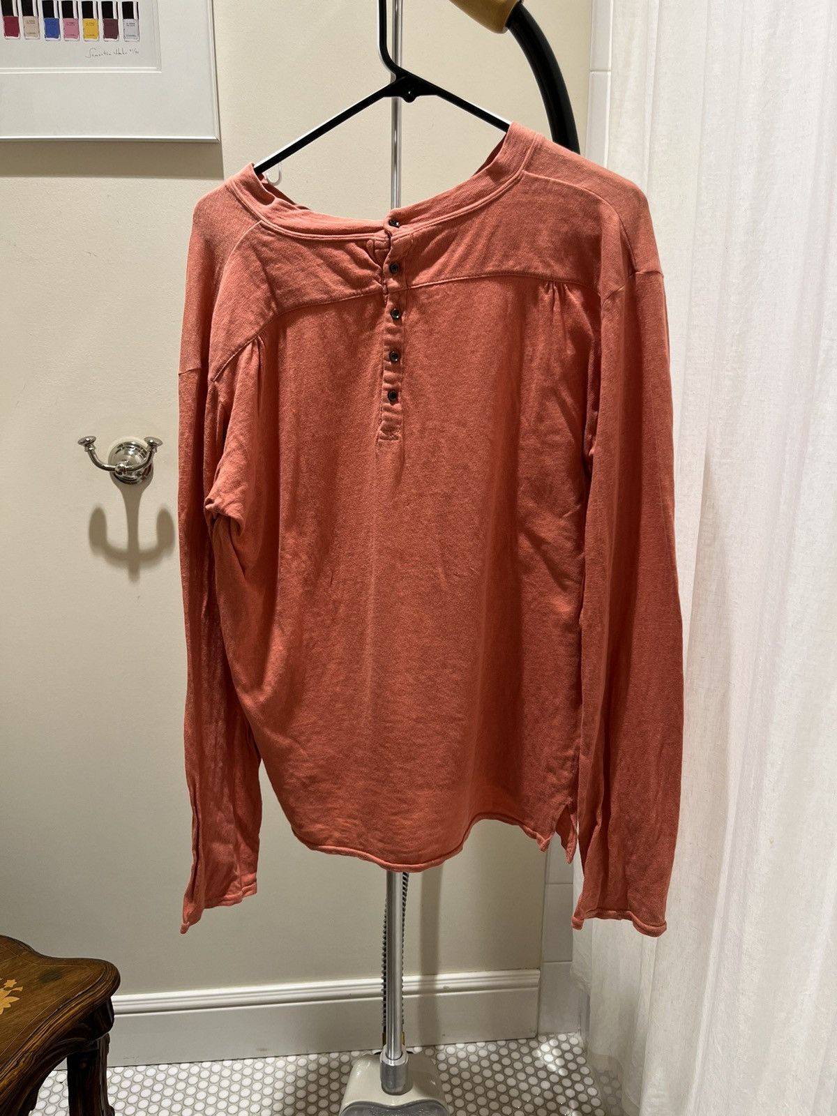 Kapital KAPITAL reverse Henley v neck Size US M / EU 48-50 / 2 - 3 Thumbnail
