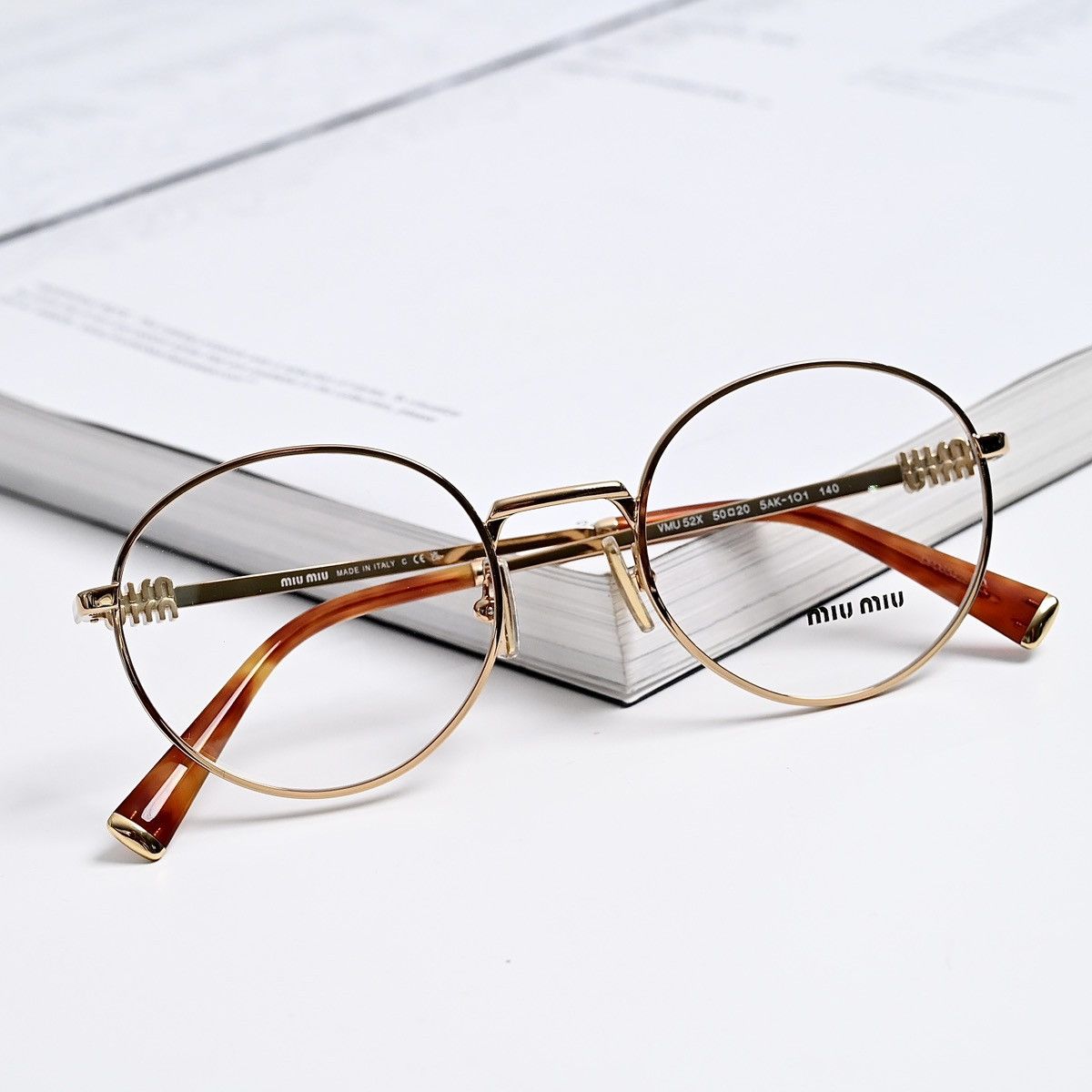 Miu Miu MIU MIU 0MU 52XV GLASSES Size ONE SIZE - 8 Thumbnail