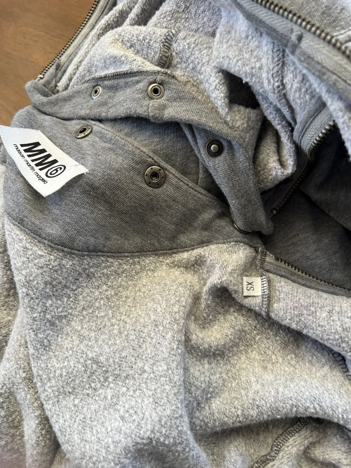 Maison Margiela mm6 margiela cowl neck hoodie Size XS / US 0-2 / IT 36-38 - 6 Thumbnail