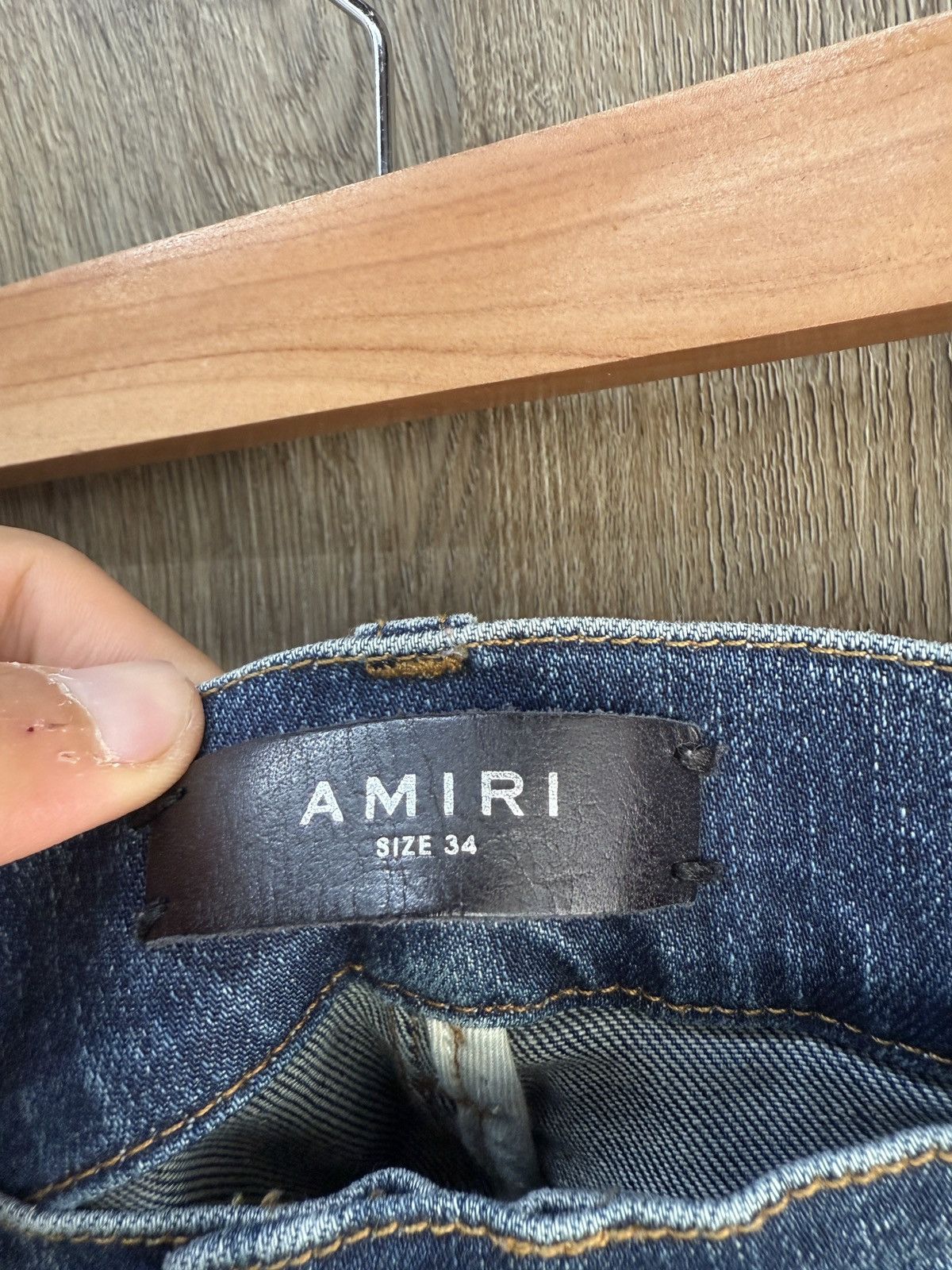 Amiri Amiri MX2 Blue Denim Jeans Size US 34 / EU 50 - 6 Thumbnail