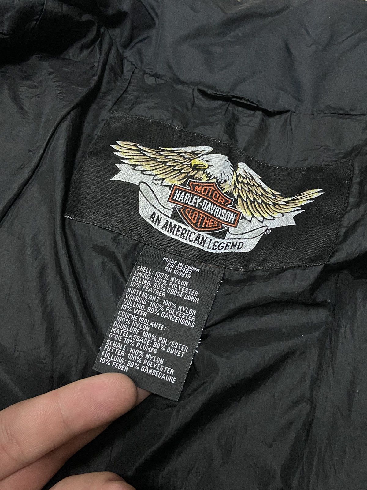 Harley Davidson Vintage skull ☠️ Harley Davidson Puffer Jacket Size US M / EU 48-50 / 2 - 12 Thumbnail