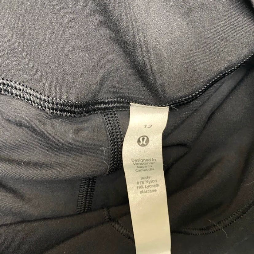 Lululemon VINTAGE Lululemon Align Leggings Pants Womens 12 Black Stretch Mid Rise Athleisure Yoga Size 34" / US 12 / IT 48 - 6 Thumbnail