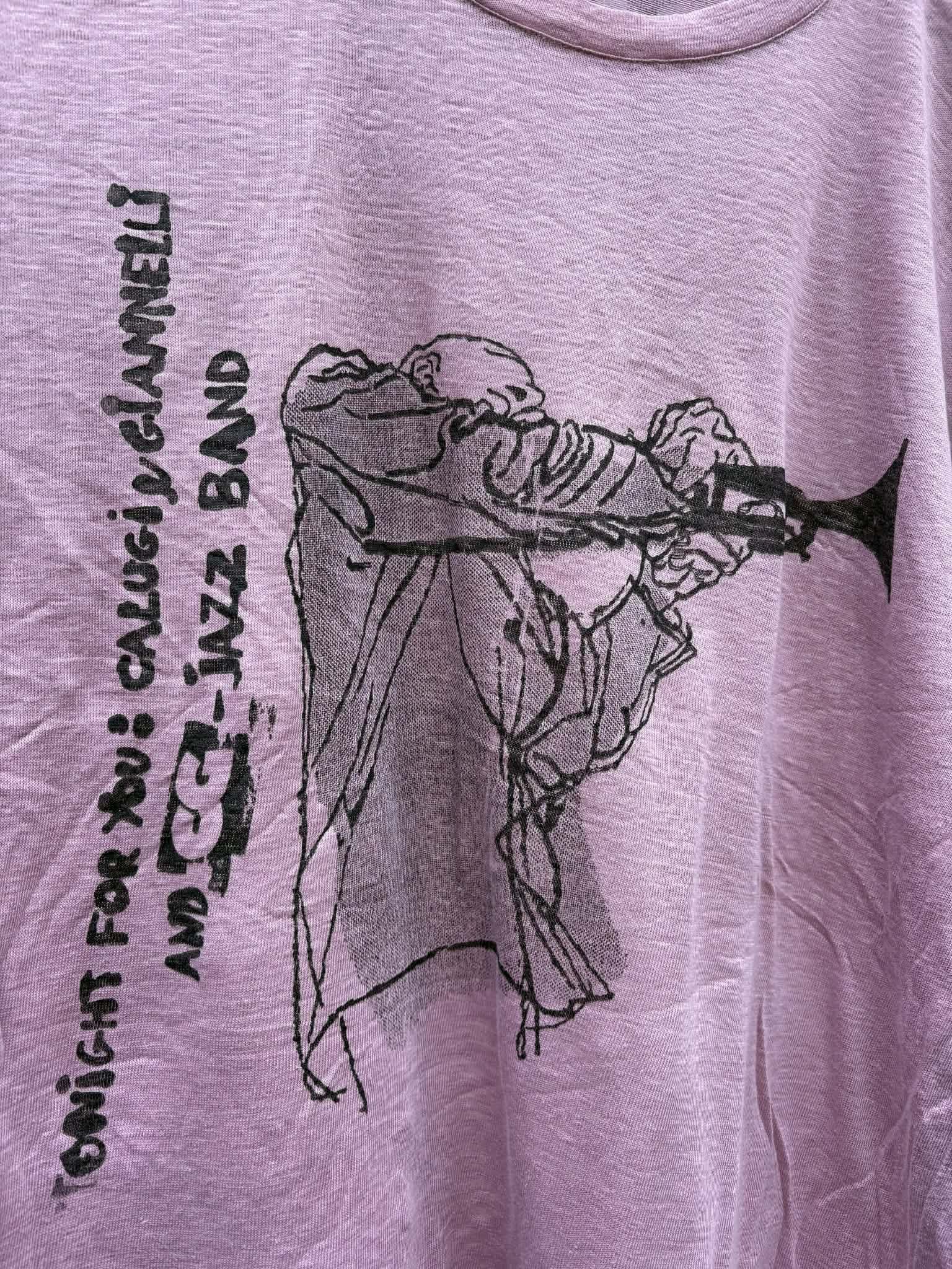 Calugi e Gianelli SS1987 Runway Calugi e Giannelli Jazz Band Linen T-shirt Size US XL / EU 56 / 4 - 9 Thumbnail