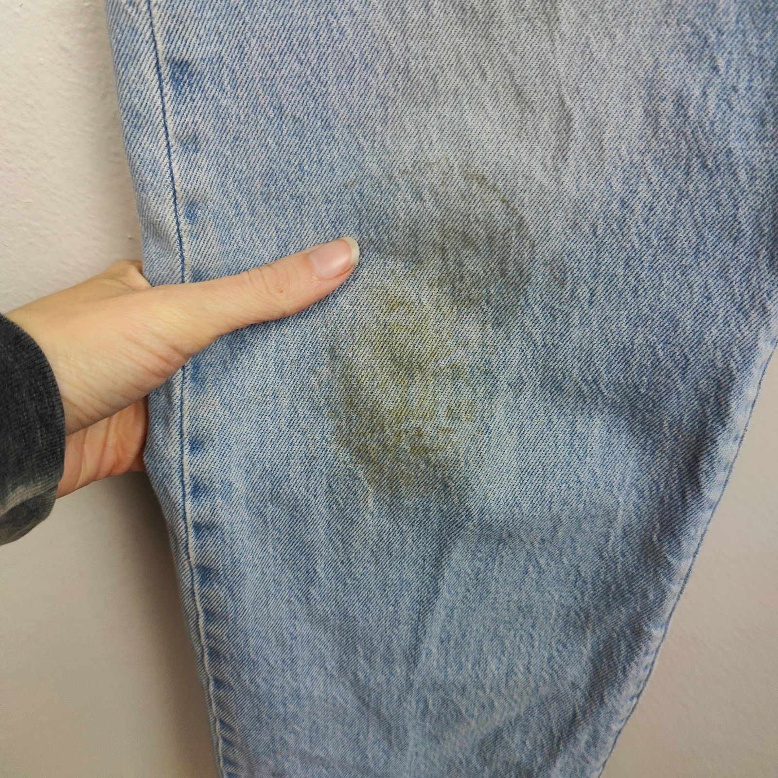 Levi's Levi's Wedgie Straight Jeans Womens 29 Light Wash Button Fly Size 29" - 4 Thumbnail