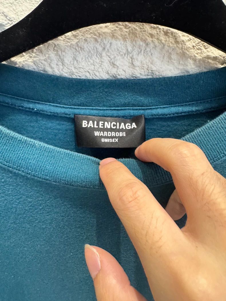 Balenciaga Balenciaga Embroidered classic logo short sleeves before a Size US XL / EU 56 / 4 - 2 Thumbnail