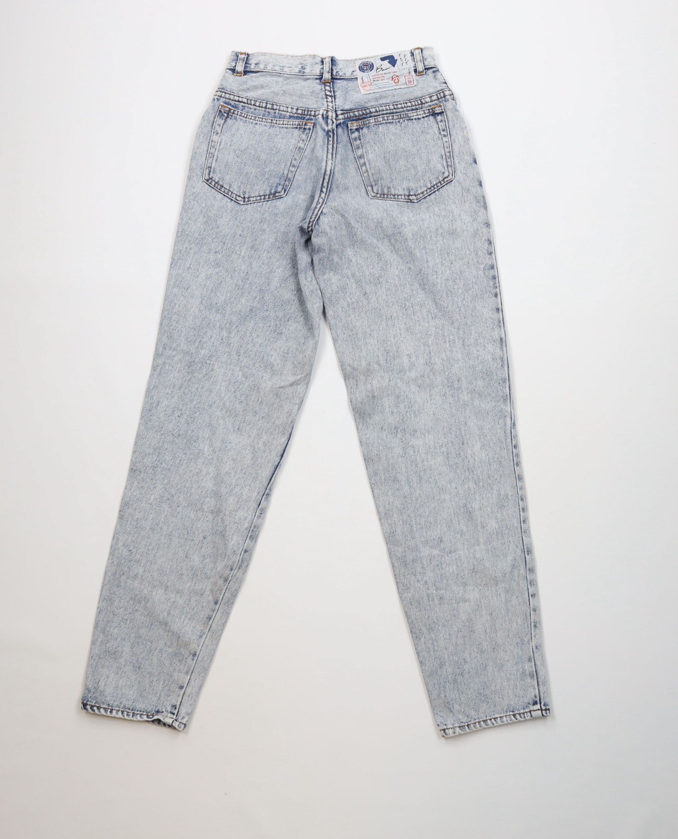 Vintage Vintage 90s Streetwear Acid Wash Straight Leg Denim Jeans Size 26" / US 2 / IT 38 - 11 Thumbnail