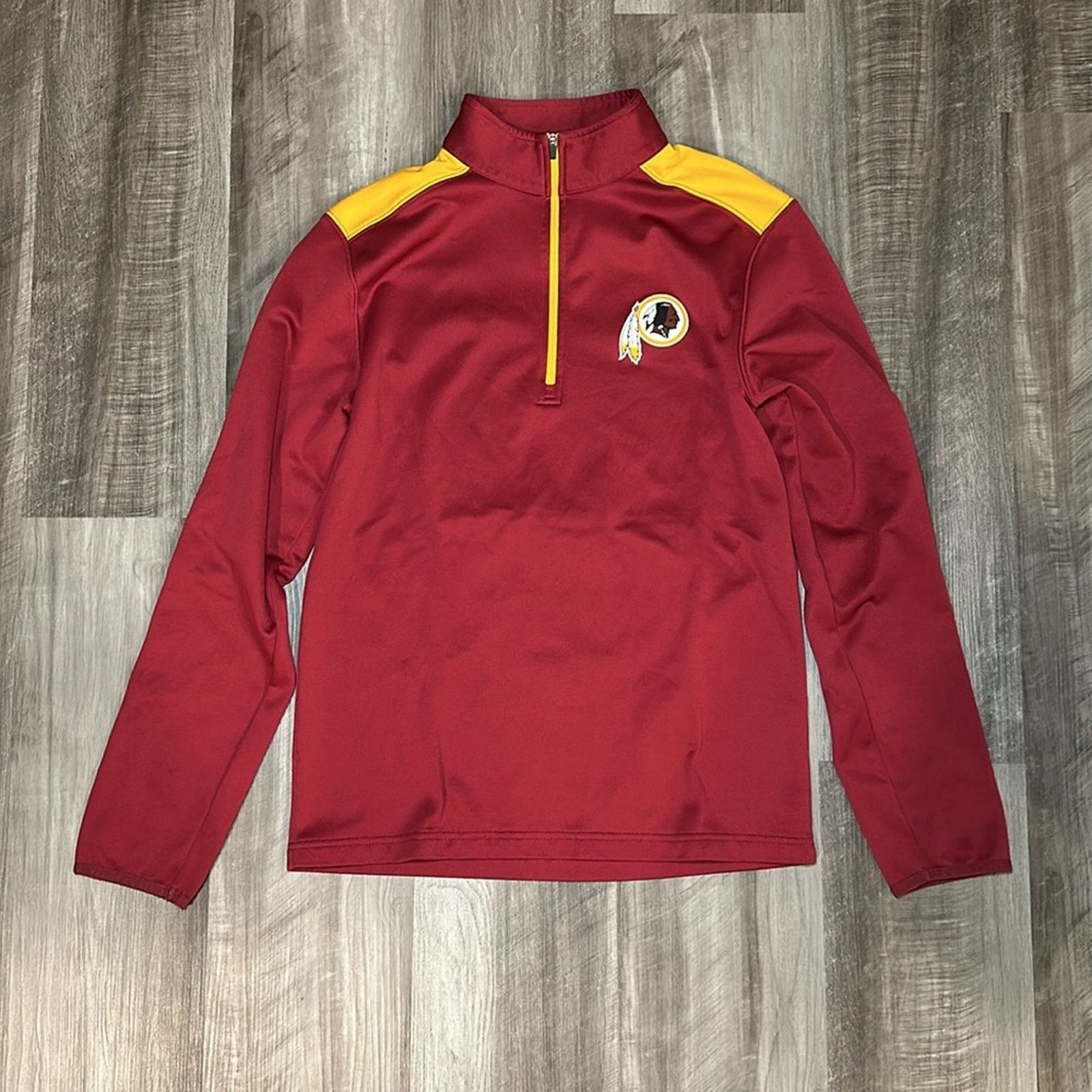 NFL Washington Redskins NFL Apparel Zip Mock Pullover - Small Size US S / EU 44-46 / 1 - 2 Thumbnail