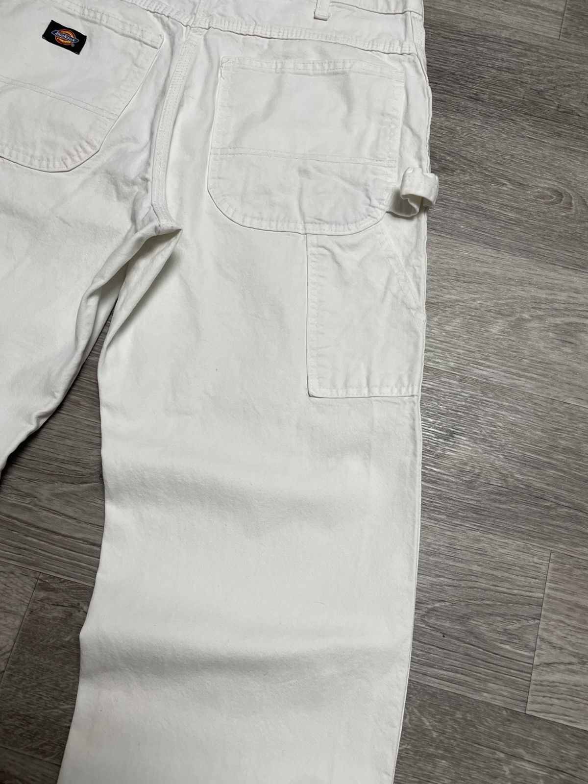 Dickies Vintage Dickies White Carpenter Pants SK8 Y2K Streetwear Size US 32 / EU 48 - 17 Thumbnail