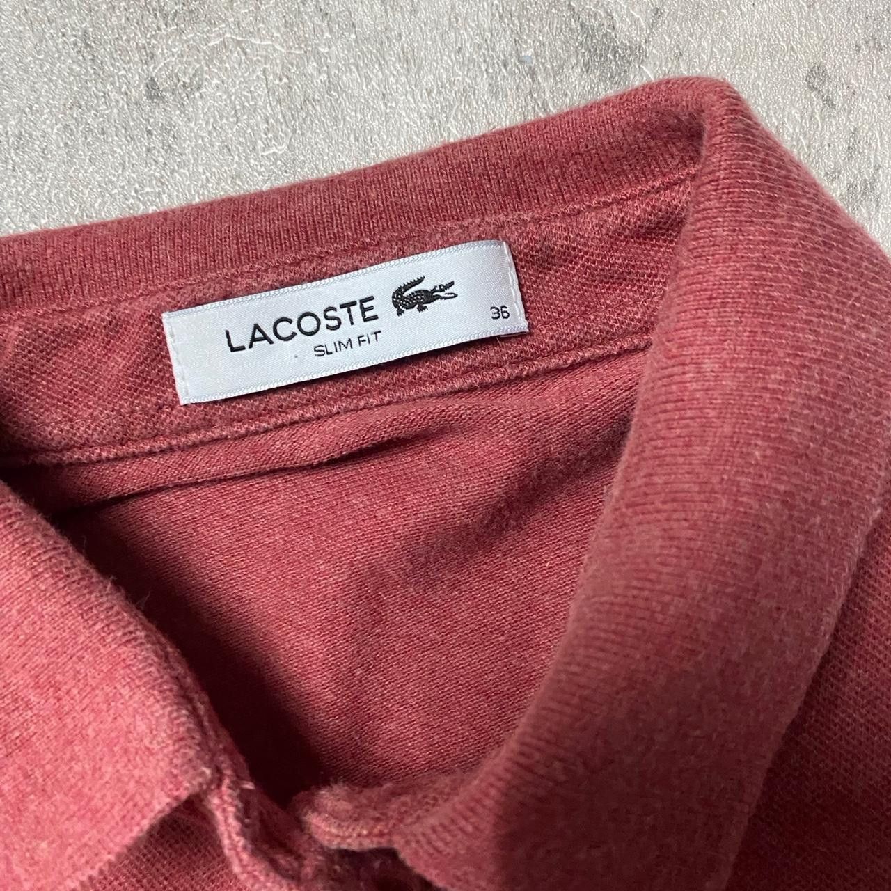 Other Burgundy Lacoste short sleeve polo shirtc 36 Size US M / EU 48-50 / 2 - 3 Thumbnail