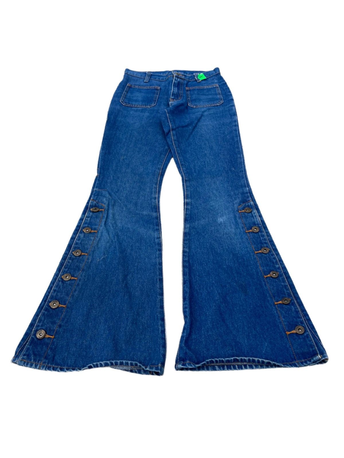 Le Grande Bleu (L.G.B.) Fiftyhs FTS Flare Jeans Boot Cut Denim Button Up Ankle Size 27" / US 4 / IT 40 - 1 Thumbnail