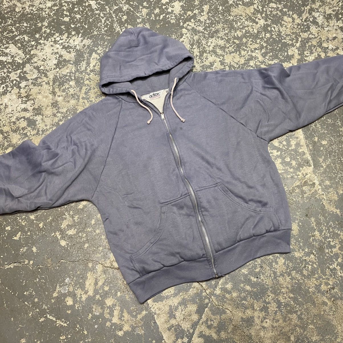 Japanese Brand × Vintage Vintage Action Waffle Insulated Thermal Lined Zip Hoodie Size US L / EU 52-54 / 3 - 10 Thumbnail