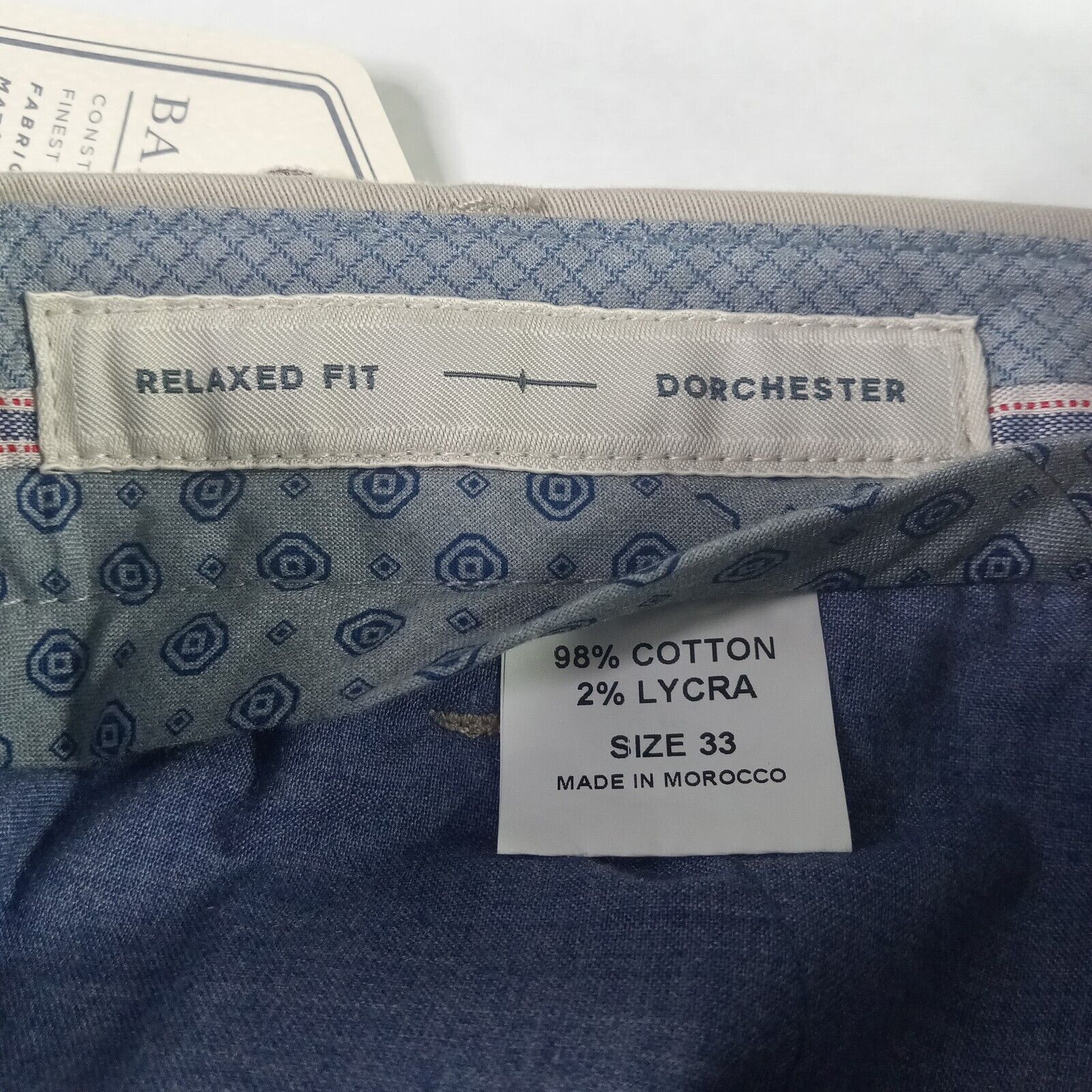 & Other Stories Ballin Relaxed Supima Twill Pants Men's 38x35 Stone Pleated Size US 38 / EU 54 - 7 Thumbnail