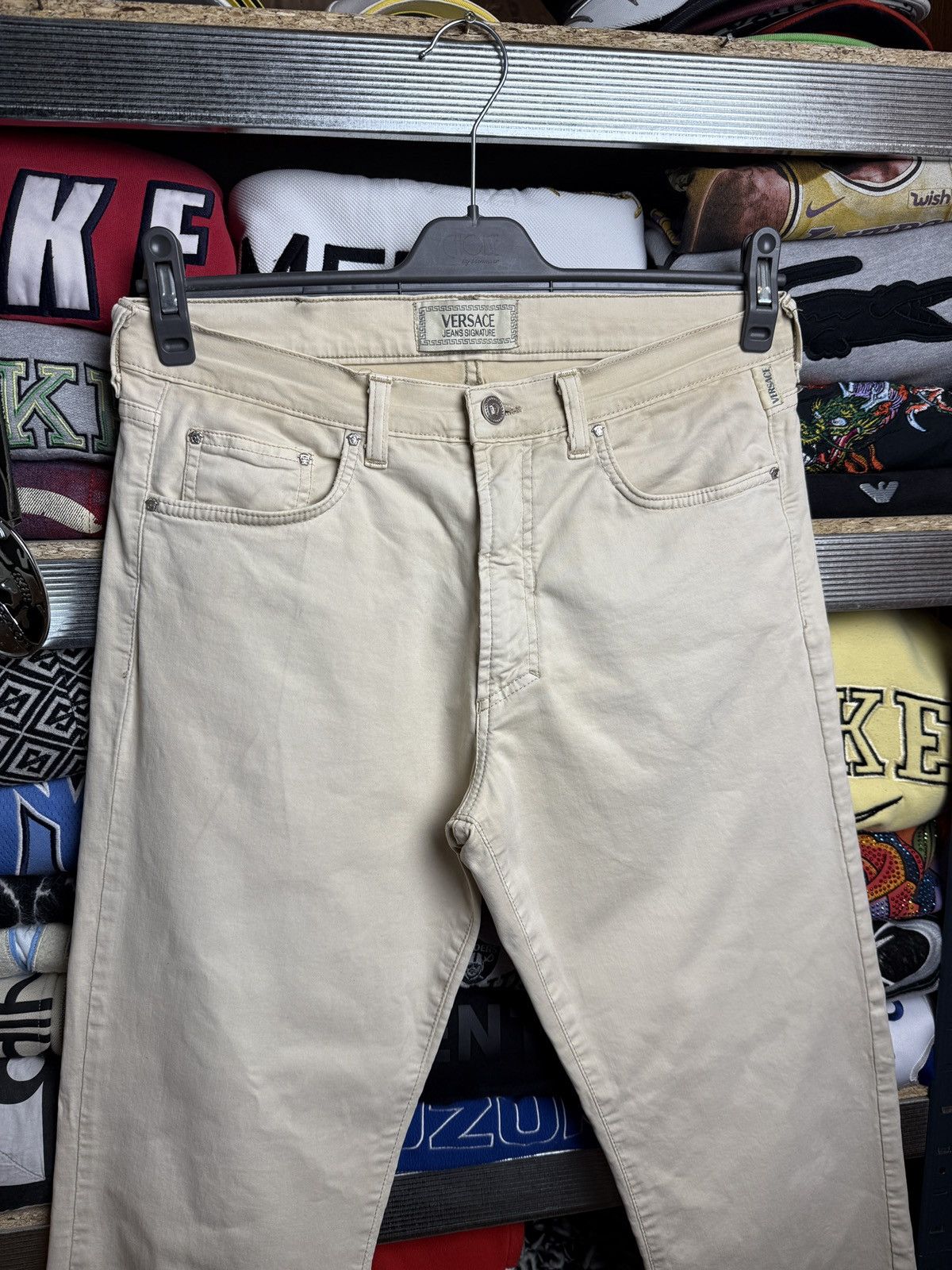 Versace Vintage Medusa Pattern Versace Jeans Signature Denim Size US 35 - 3 Thumbnail