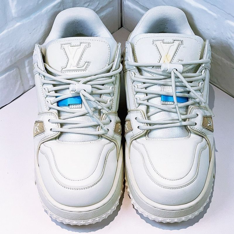 Louis Vuitton Louis Vuitton Trainer Maxi Vintage Low-Top Sneakers -2508 Size US 9.5 / EU 42-43 - 2 Thumbnail