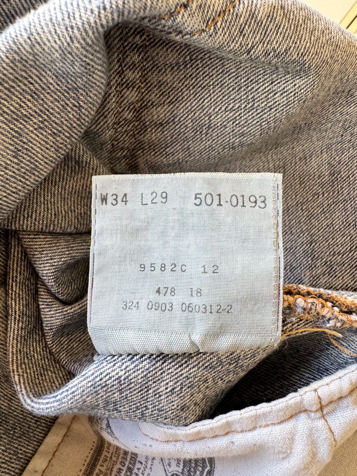 Levi's × Vintage Y2K LEVIS 501 RUGGED JEANS Size US 34 / EU 50 - 11 Thumbnail