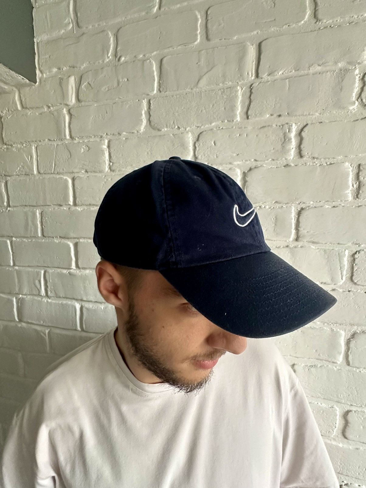 Nike Vintage Nike Cap Swoosh Logo Size ONE SIZE - 12 Thumbnail