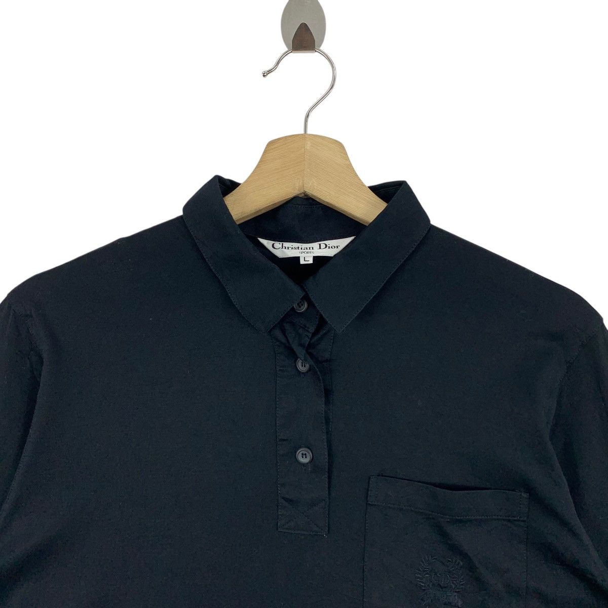 Christian Dior Monsieur × Vintage Vintage CHRISTIAN DIOR Sports long sleeve polo tees Size US L / EU 52-54 / 3 - 2 Thumbnail