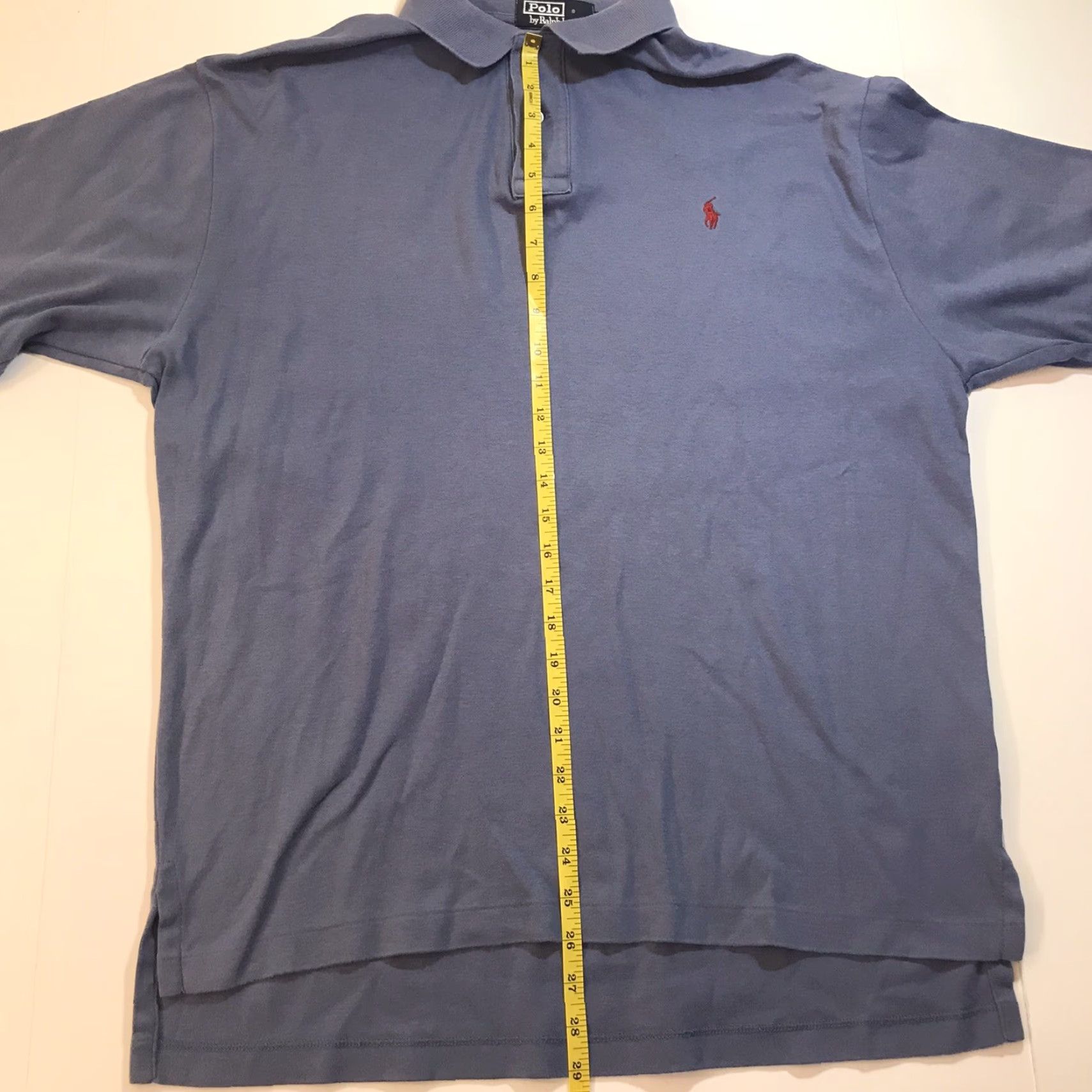 Polo Ralph Lauren VINTAGE Polo Ralph Lauren Golf Shirt L Blue Short Sleeve Rugby Mens 90s Size US L / EU 52-54 / 3 - 7 Thumbnail