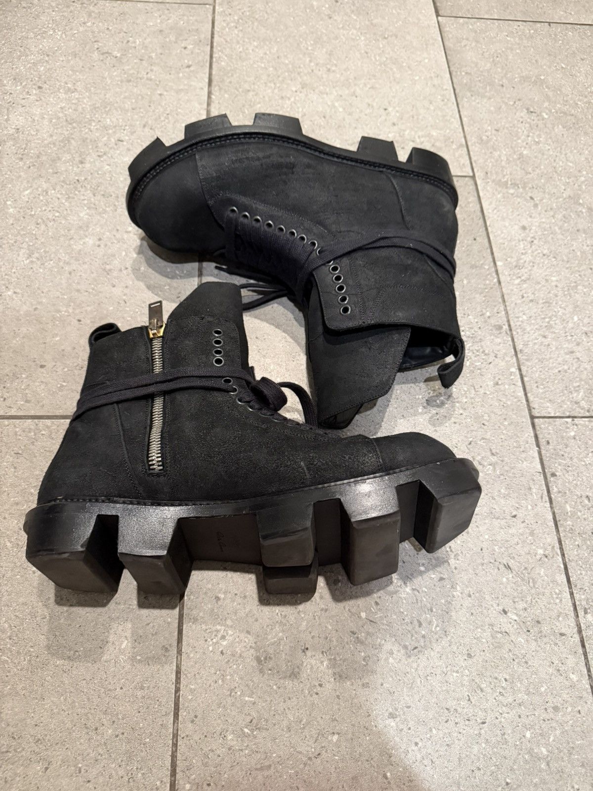 Rick Owens Rick Owens FW13 'PLINTH' megatooth boots Size US 10 / EU 43 - 5 Thumbnail