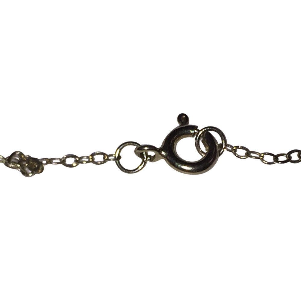 Sterling Silver Contemporary Sterling Silver Faceted Gemstone Bead Necklace Size ONE SIZE - 5 Thumbnail