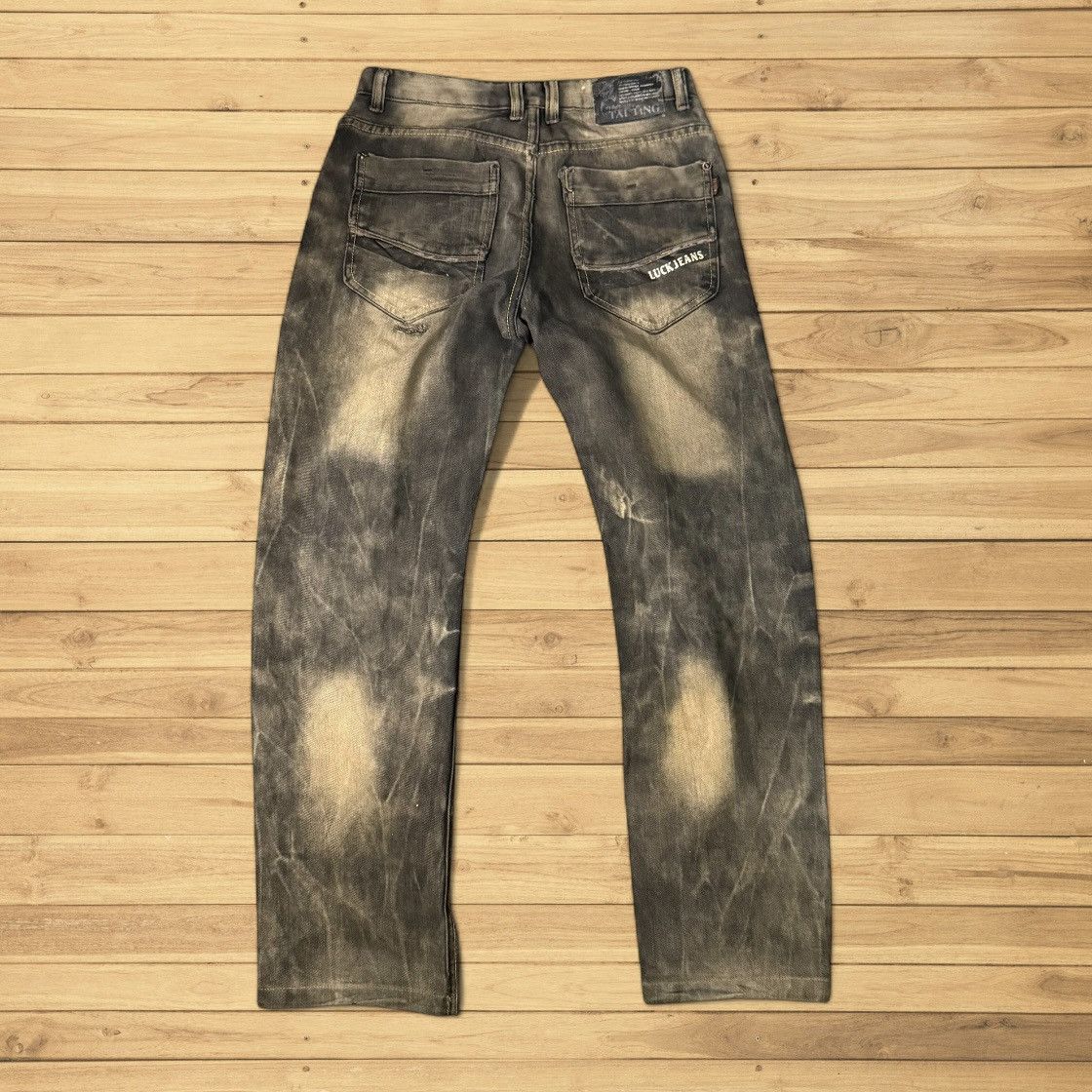 If Six Was Nine 🔥🇯🇵 Avant Garde Distressed Rusty Lucky Punk Jean Size US 32 / EU 48 - 1 Thumbnail