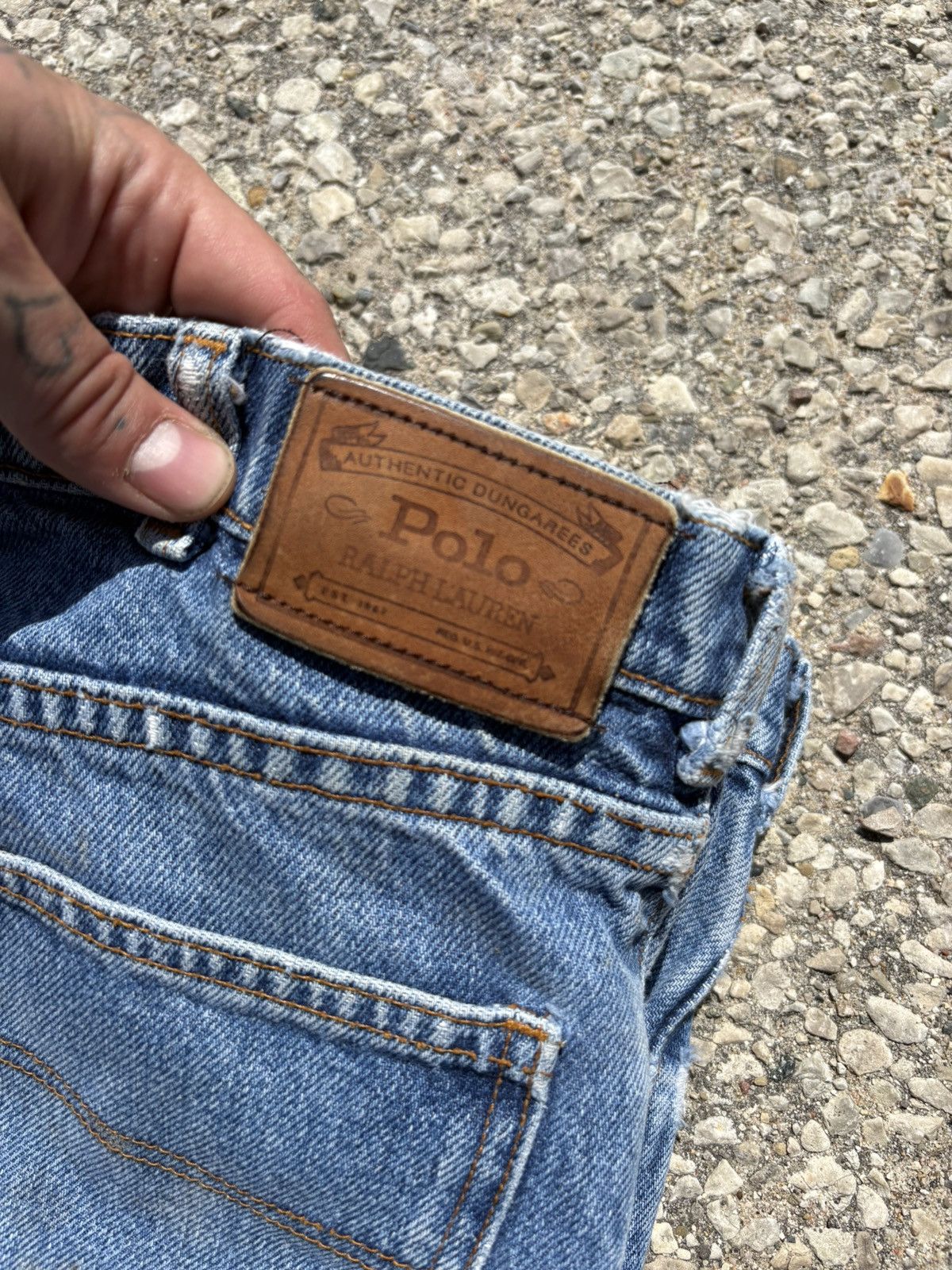 Polo Ralph Lauren Rare vintage 90s polo ralph lauren made in canada denim Size US 36 / EU 52 - 2 Thumbnail
