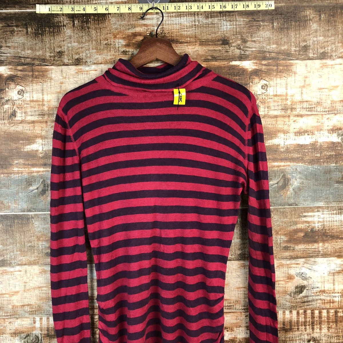 Solid & Striped DL Civilise Stripe Red like kurt cobain Knitwear #C595 Size M / US 6-8 / IT 42-44 - 2 Thumbnail