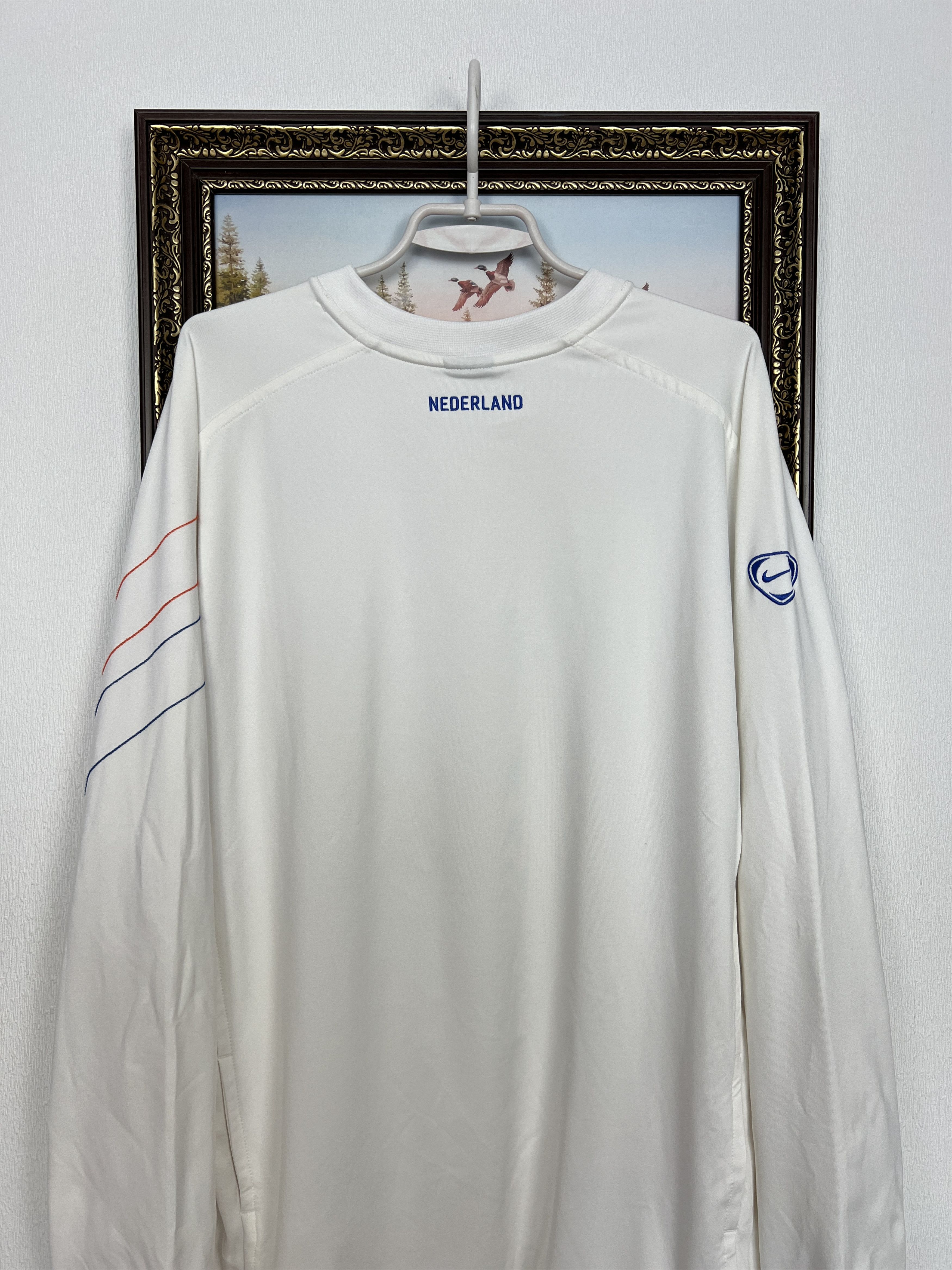 Nike Vintage Nike Netherlands Holland Football Train Sweatshirt Size US XL / EU 56 / 4 - 11 Thumbnail