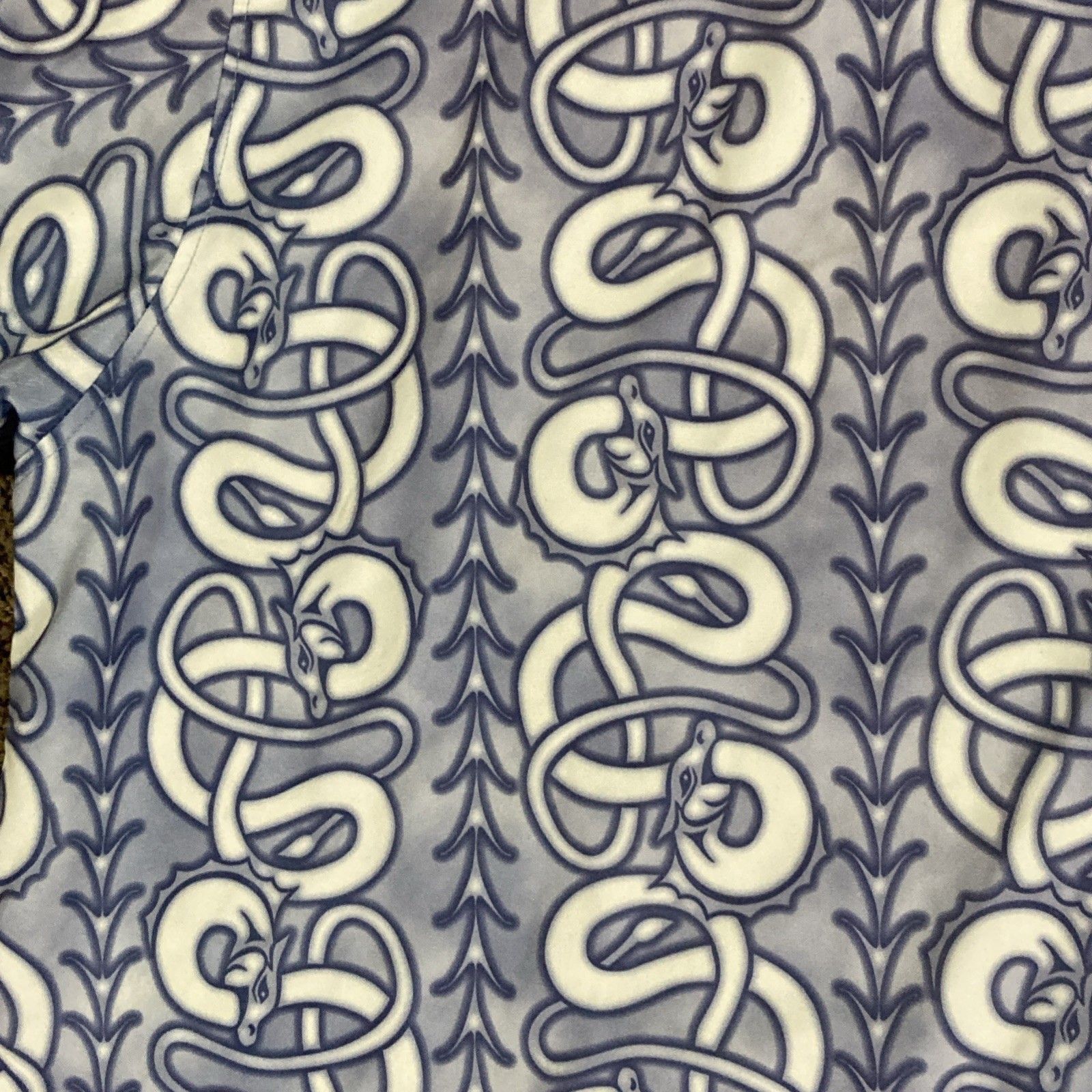 Fubu Vtg Y2K Fubu Purple Dragon Button Up Shirt Men's XL Size US XL / EU 56 / 4 - 4 Thumbnail