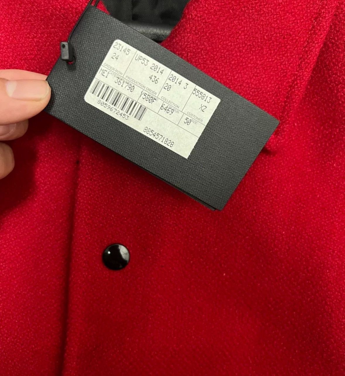 Saint Laurent Paris × Yves Saint Laurent Saint Laurent SLP genuine show red wool baseball jacket Size US M / EU 48-50 / 2 - 4 Thumbnail